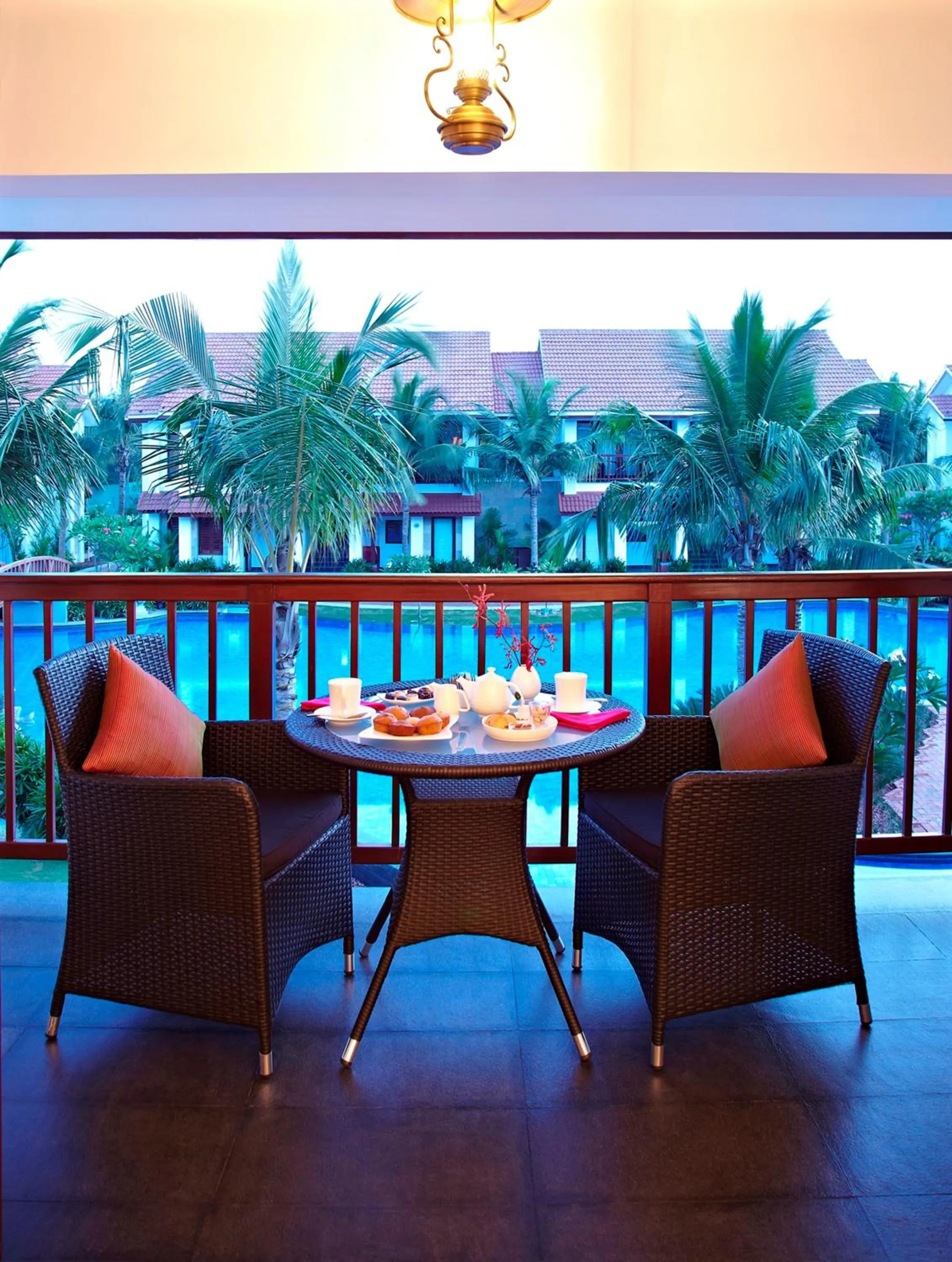 Pool view in Radisson Blu Resort Temple Bay Mamallapuram