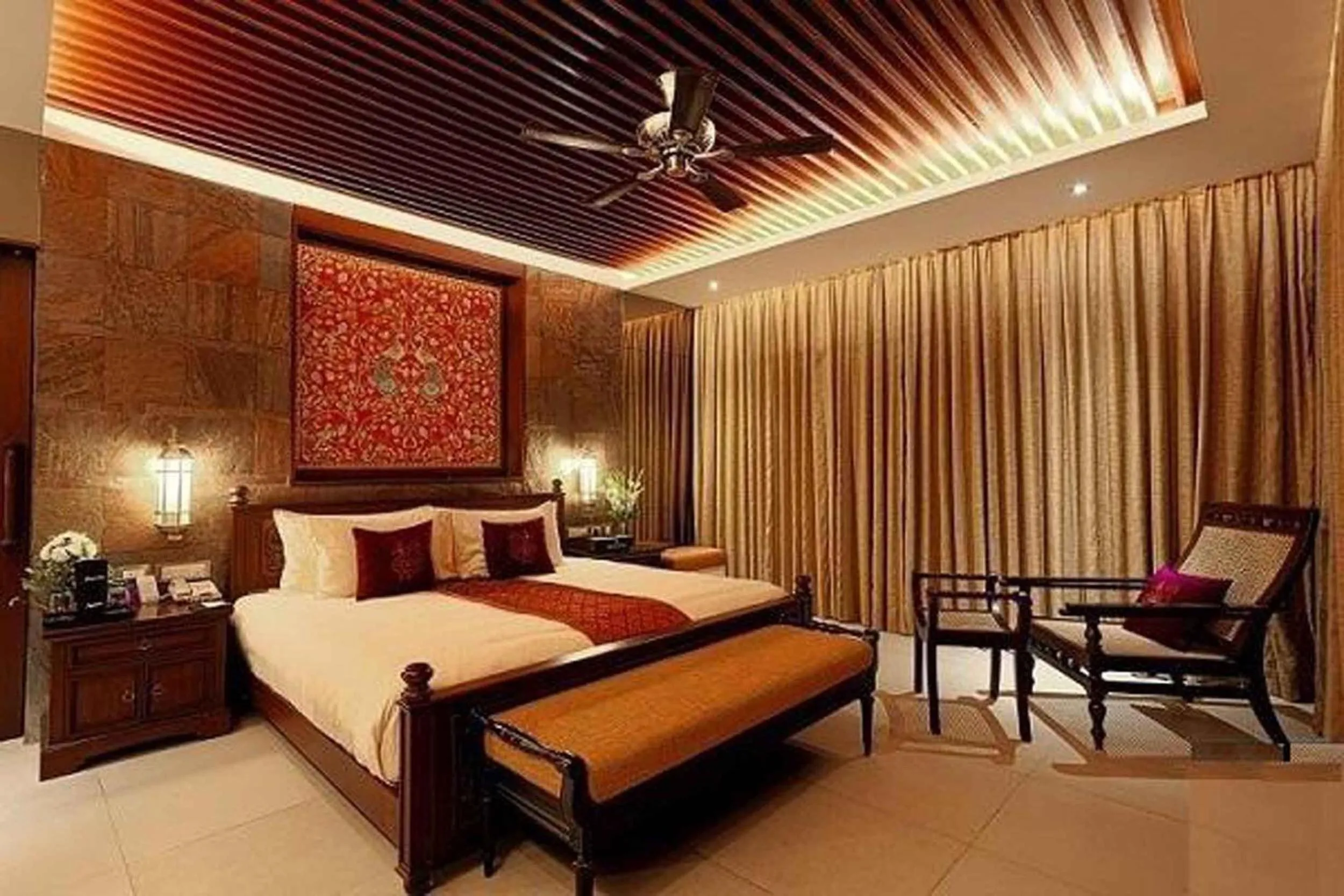 Photo of the whole room, Bed in Radisson Blu Resort Temple Bay Mamallapuram