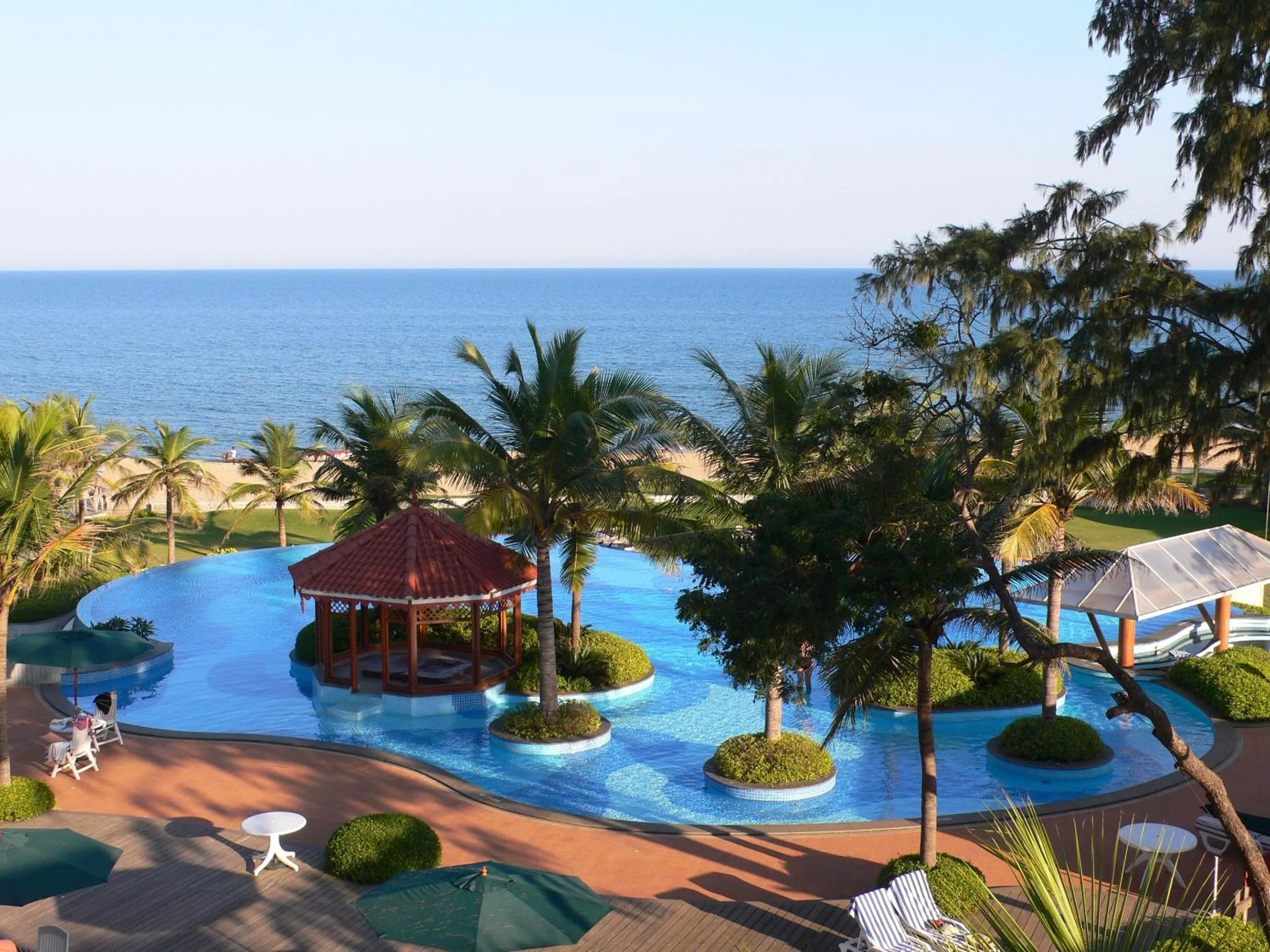 Pool view in Radisson Blu Resort Temple Bay Mamallapuram
