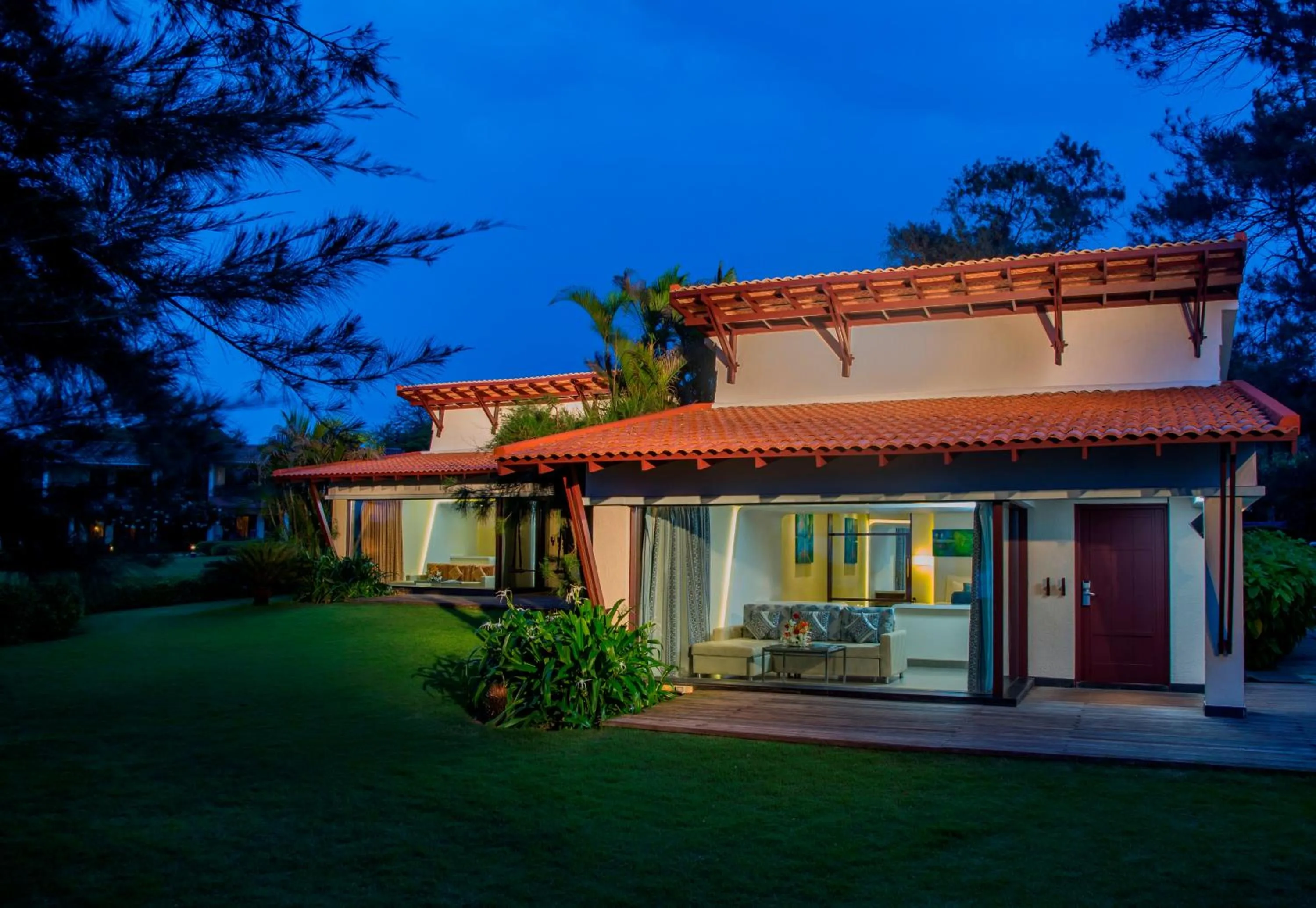 Patio in Radisson Blu Resort Temple Bay Mamallapuram