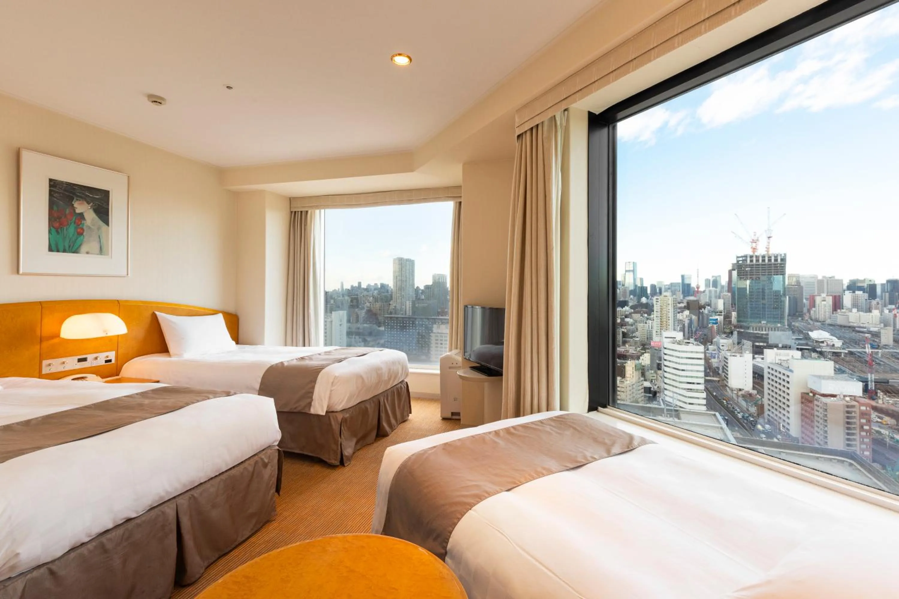 Bed in Shinagawa Prince Hotel