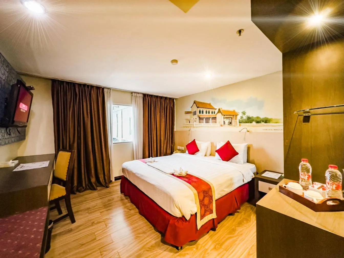 Bed in Hermes Palace Hotel Medan