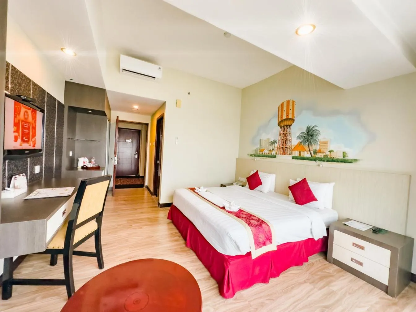 Bed in Hermes Palace Hotel Medan