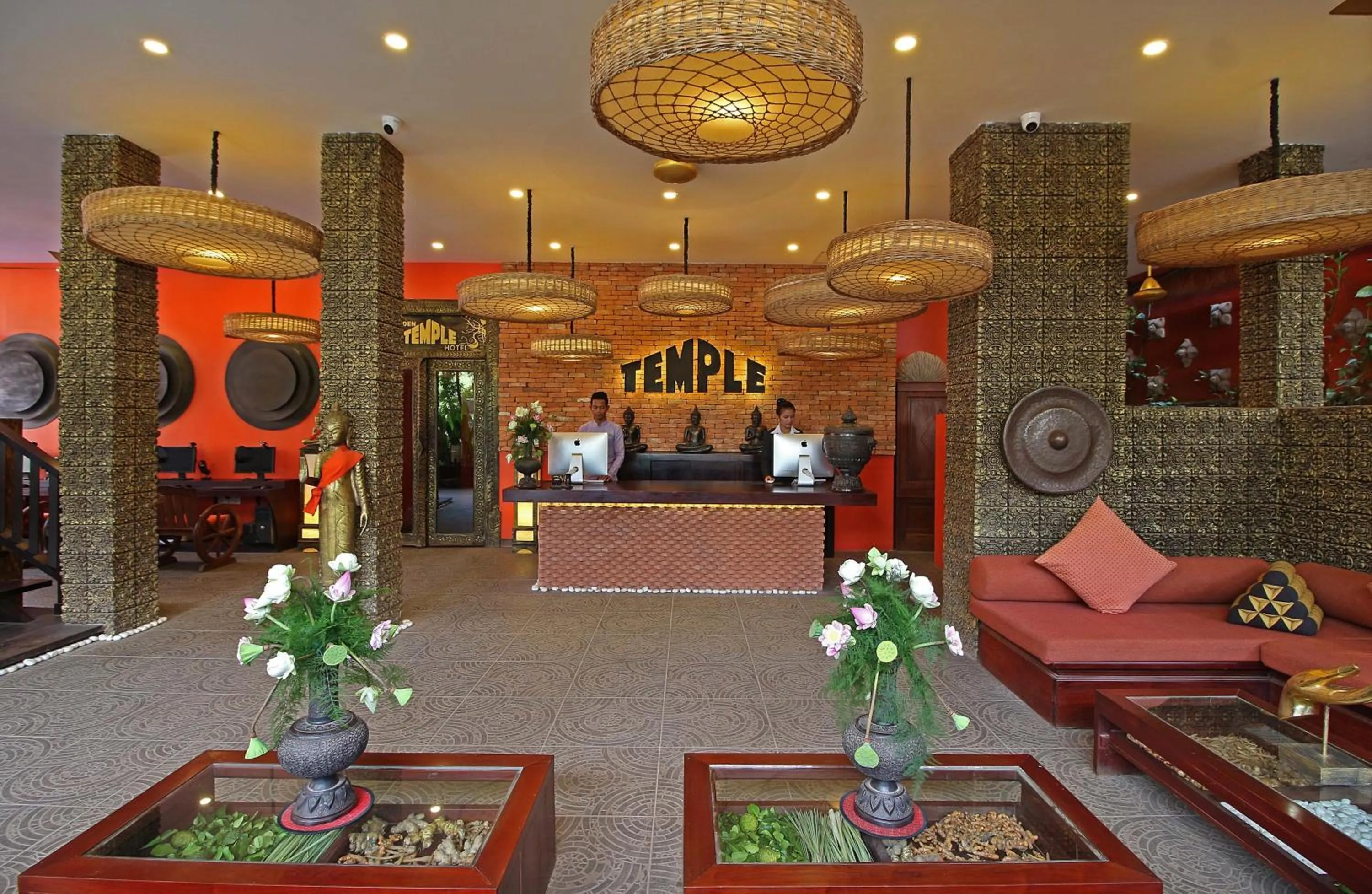 Lobby or reception in Golden Temple Hotel