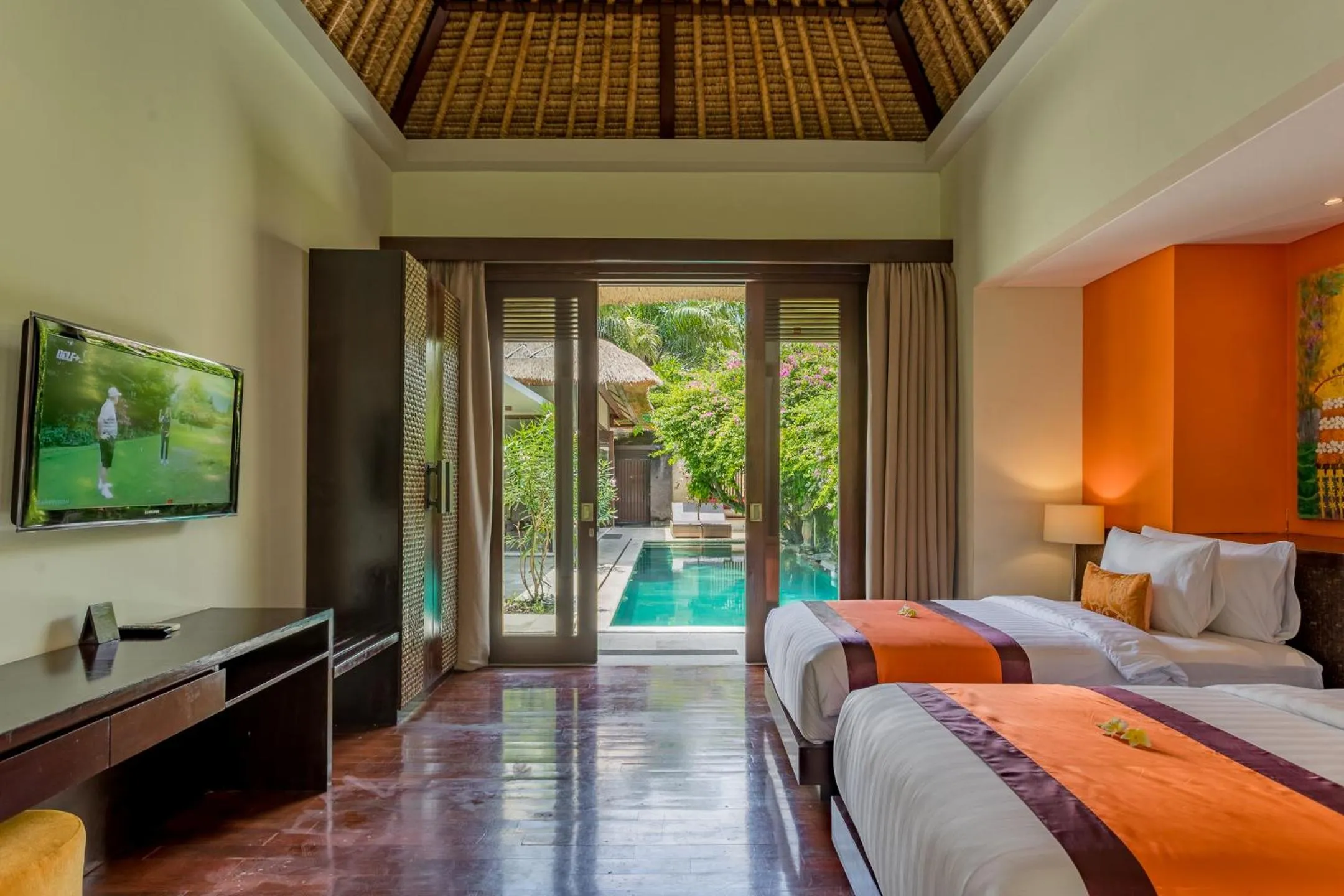 Bedroom, Bed in Mahagiri Villas Sanur