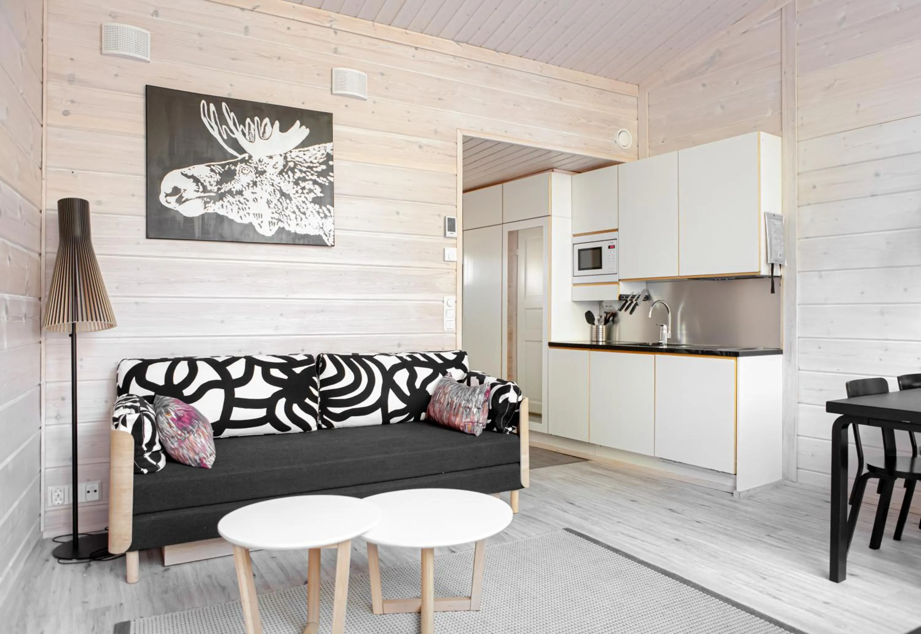 Living room in Pyhä Igloos