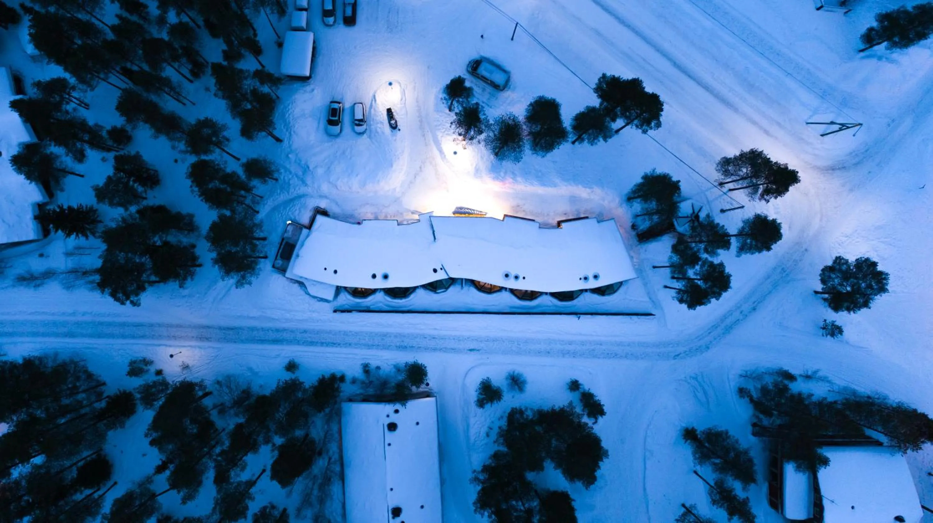 Natural landscape in Pyhä Igloos