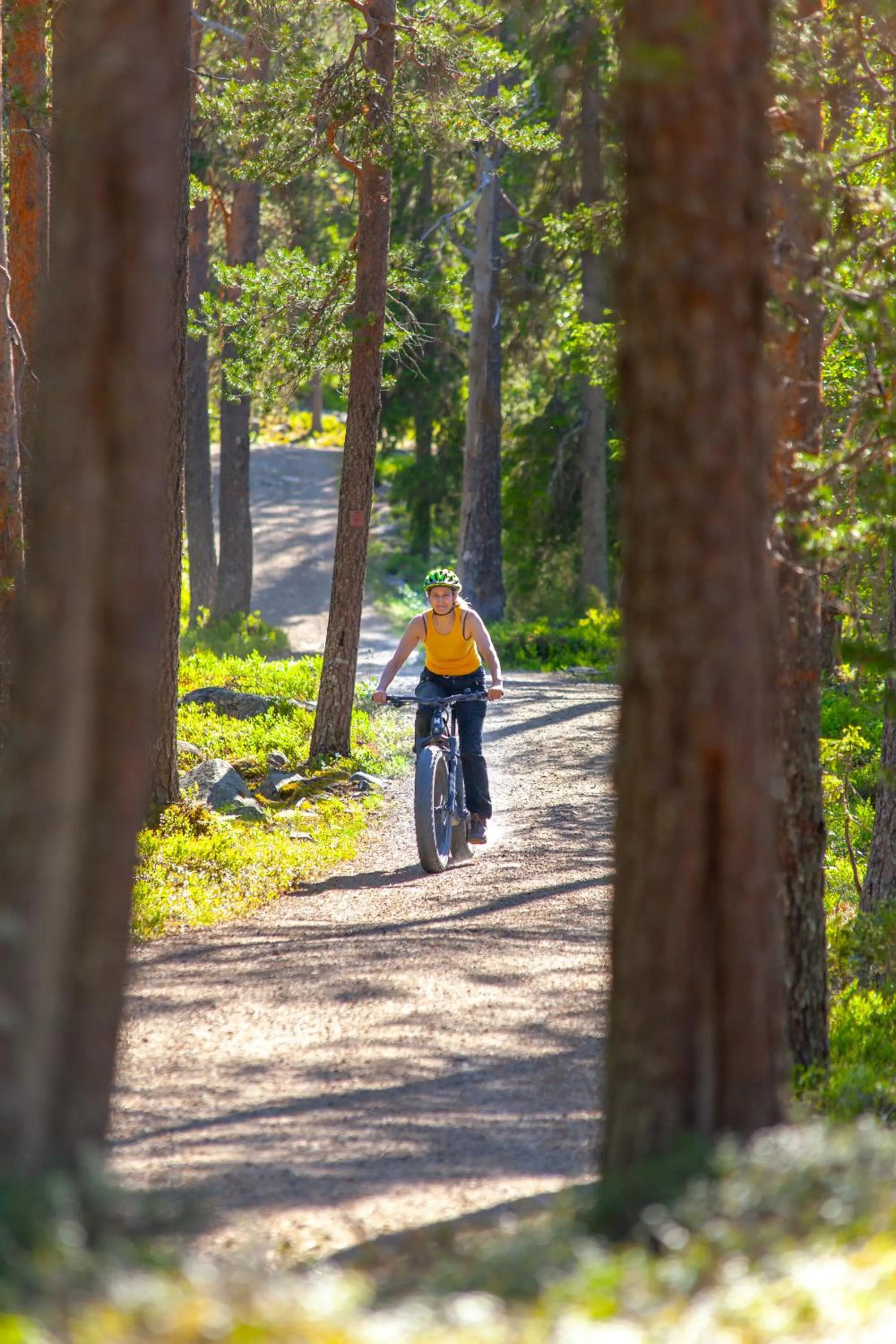 Cycling in Pyhä Igloos