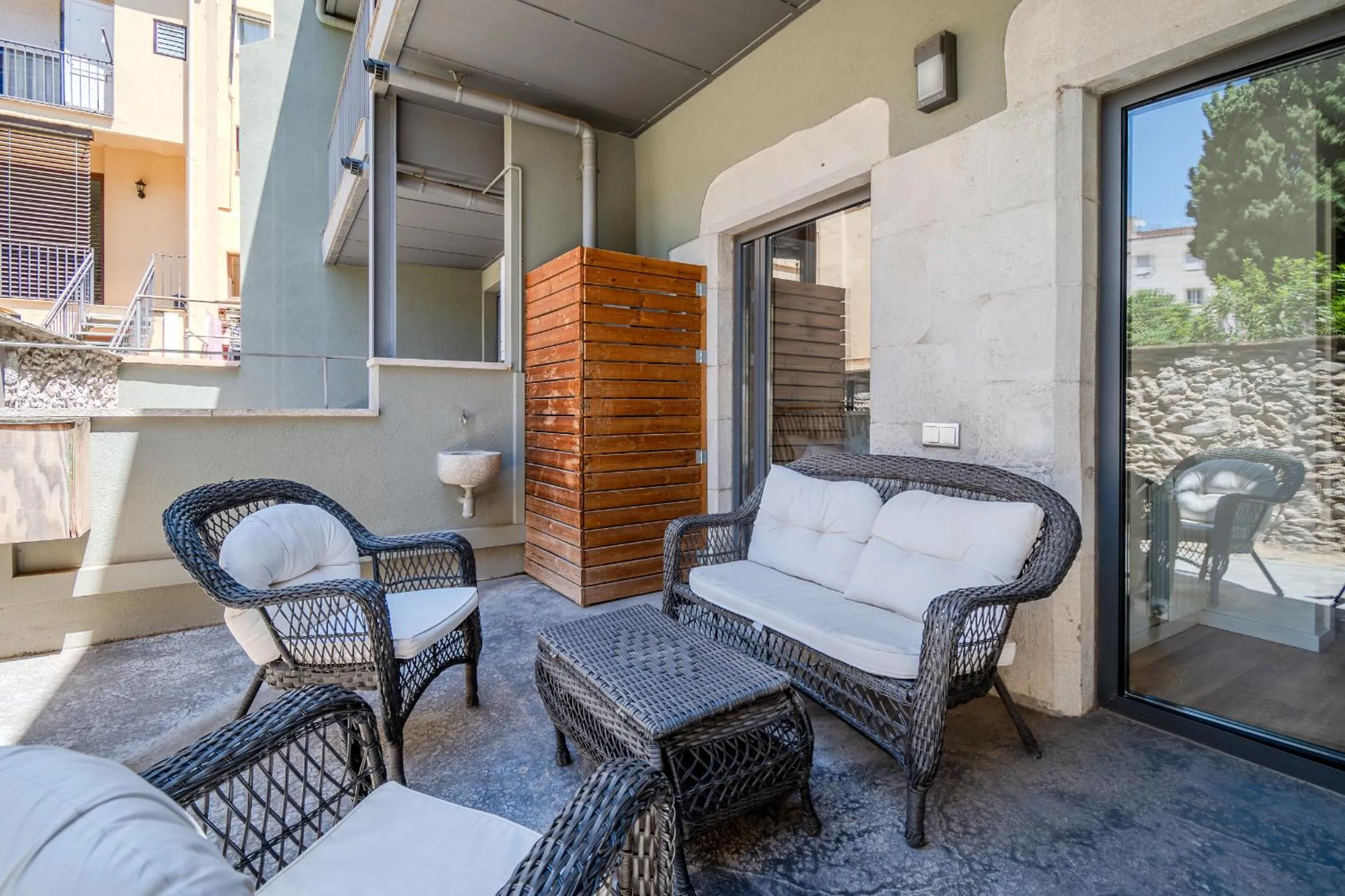 Patio in Flateli Plaça Catalunya 1-2