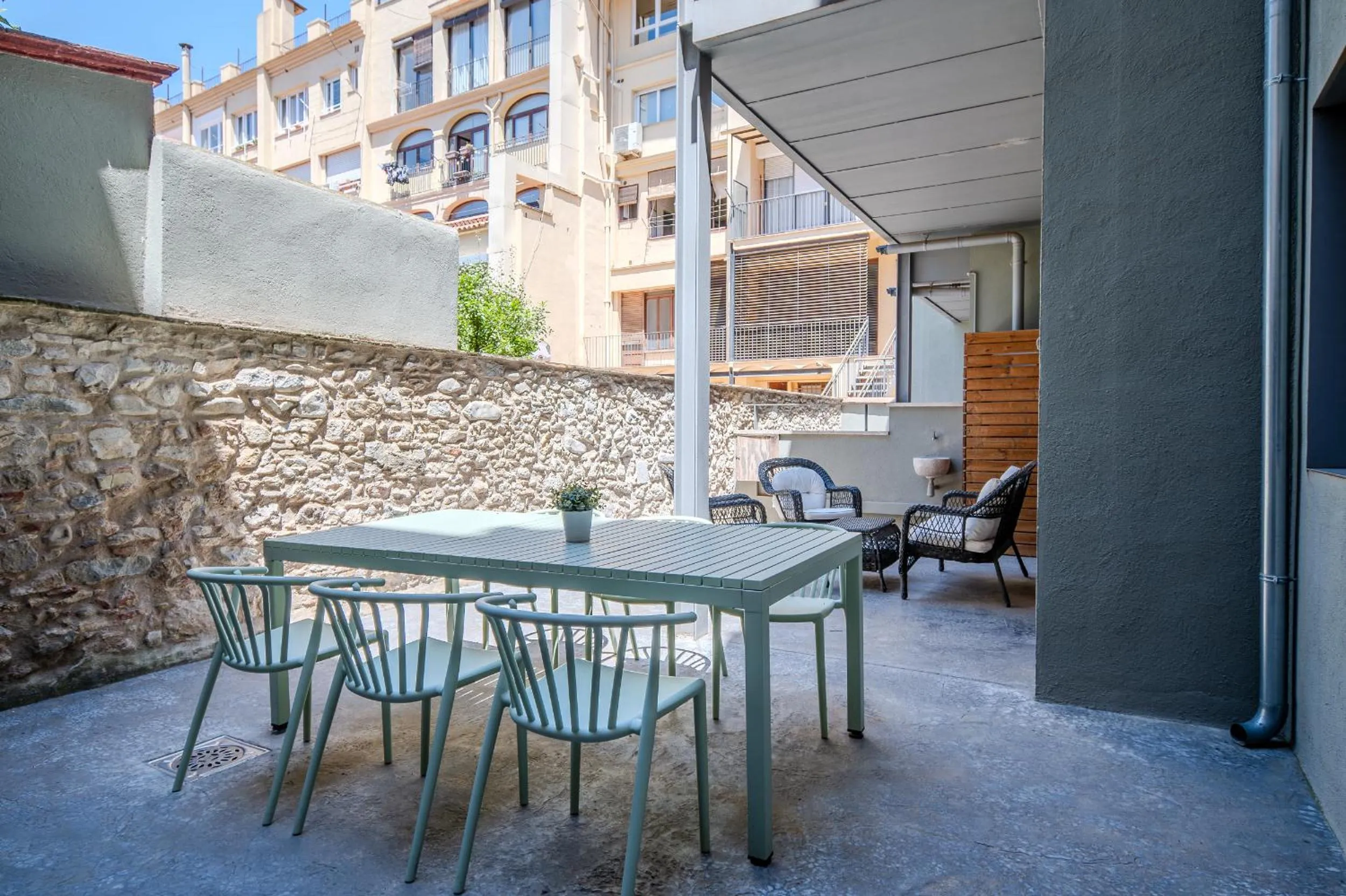 Patio in Flateli Plaça Catalunya 1-2