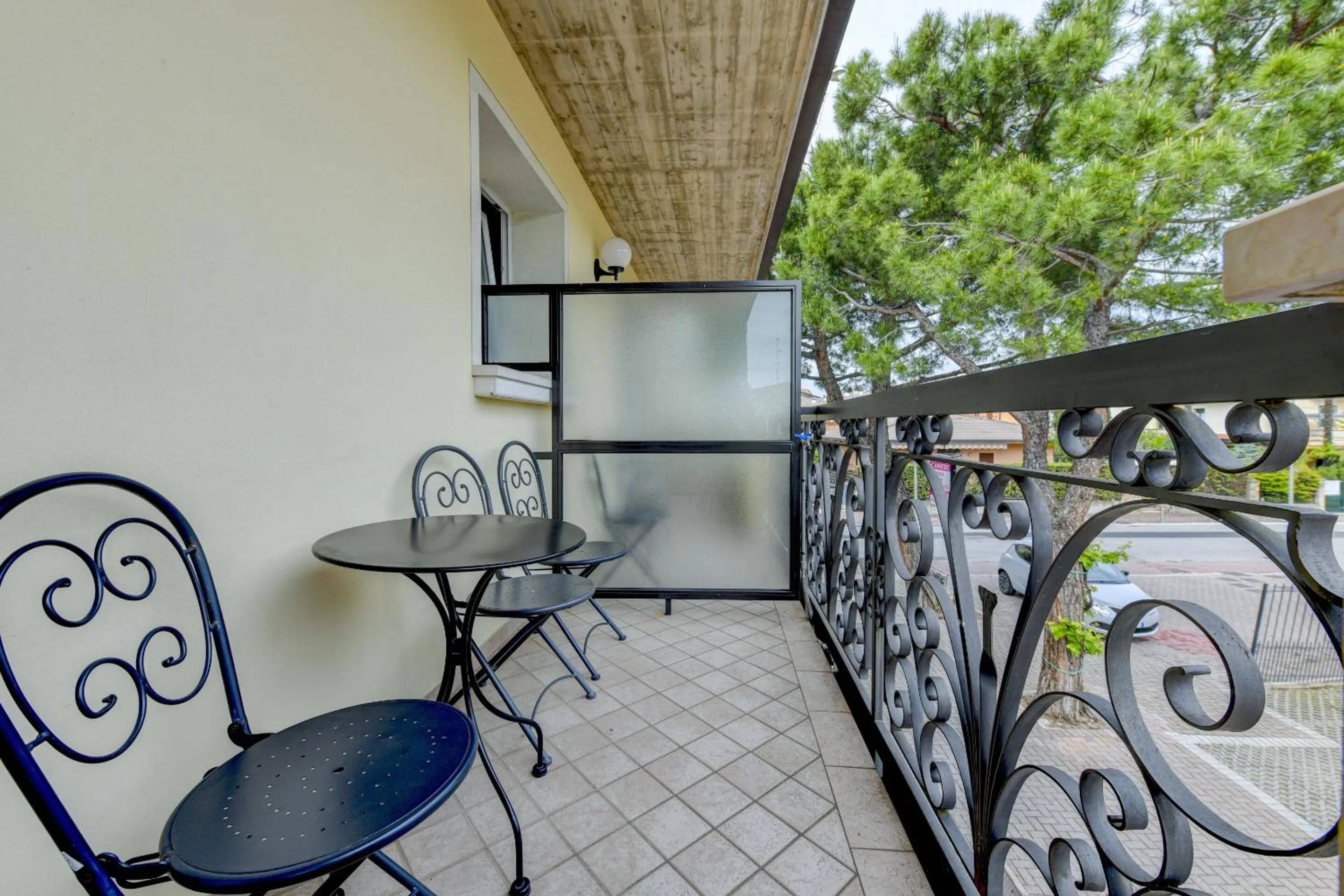Balcony/Terrace in Camere America B&B