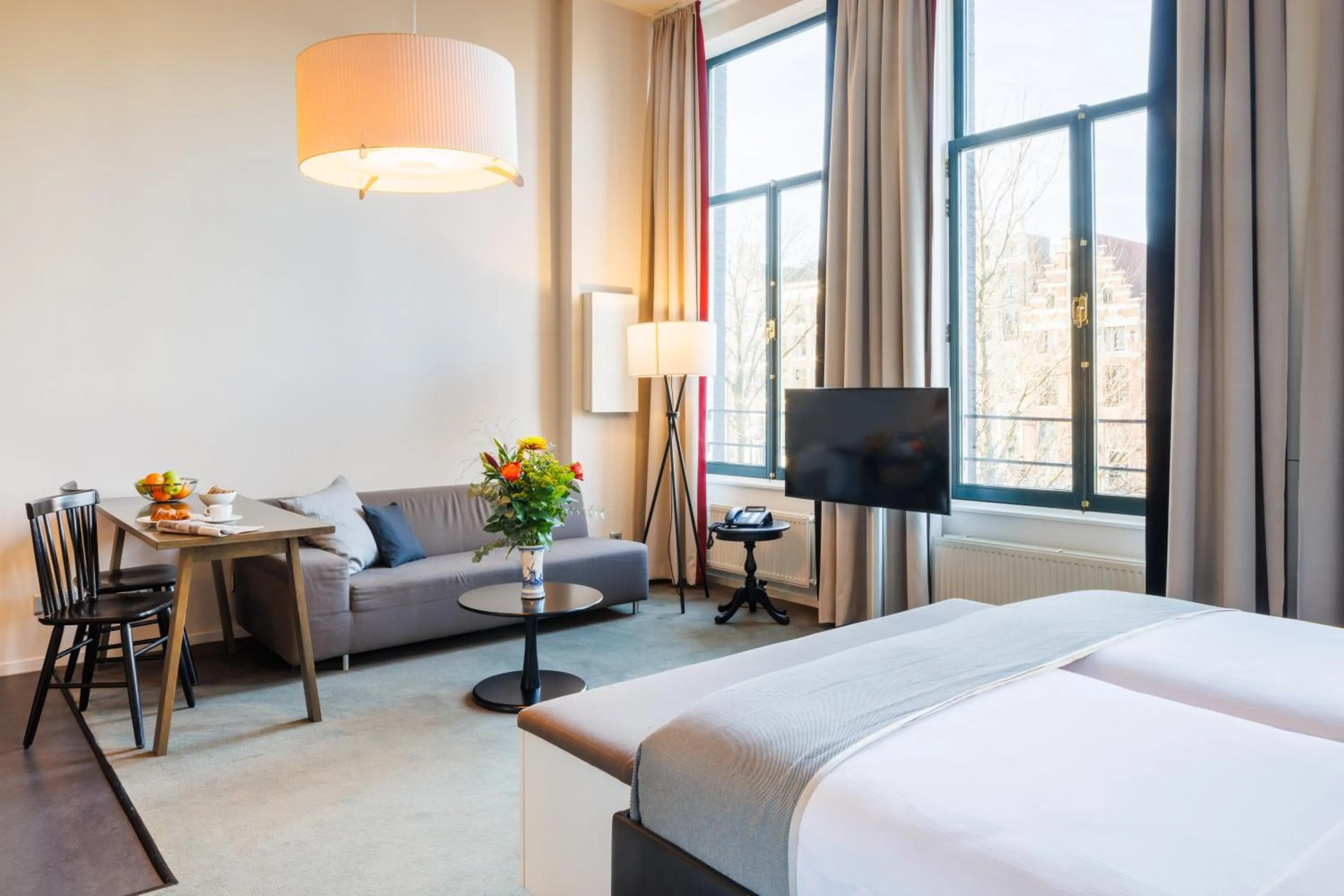 Bed in Hapimag Apartments Amsterdam