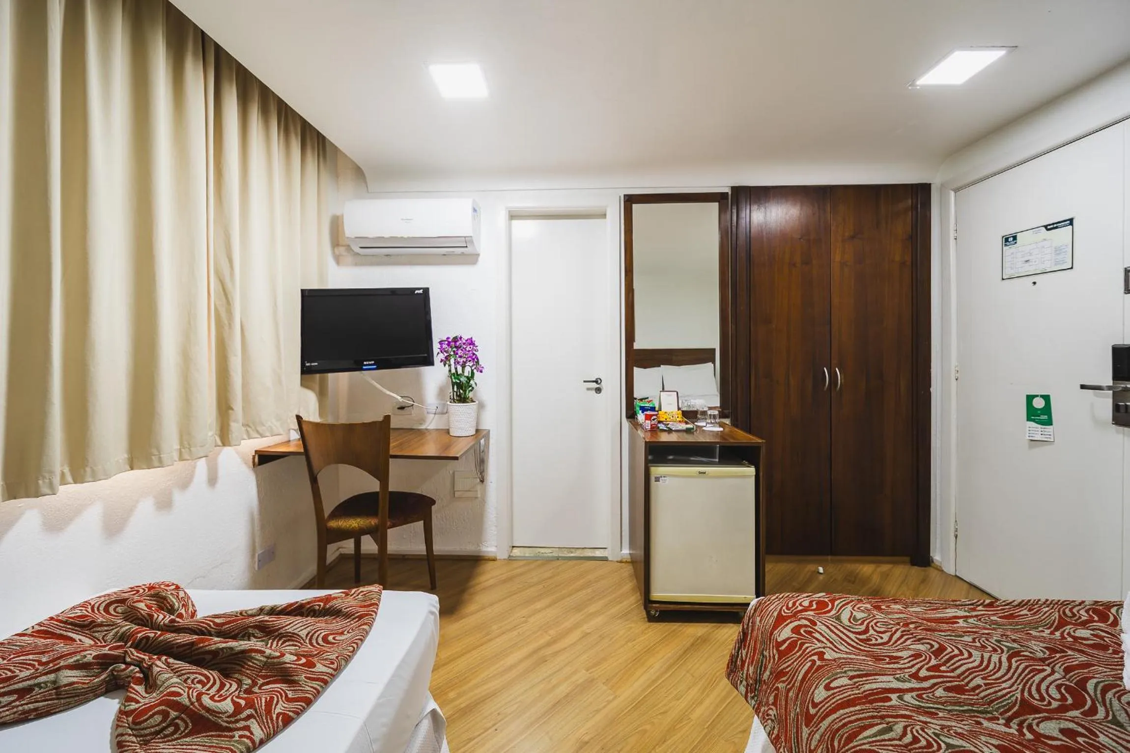 Bed in Hotel Dan Inn Curitiba Centro By Nacional Inn