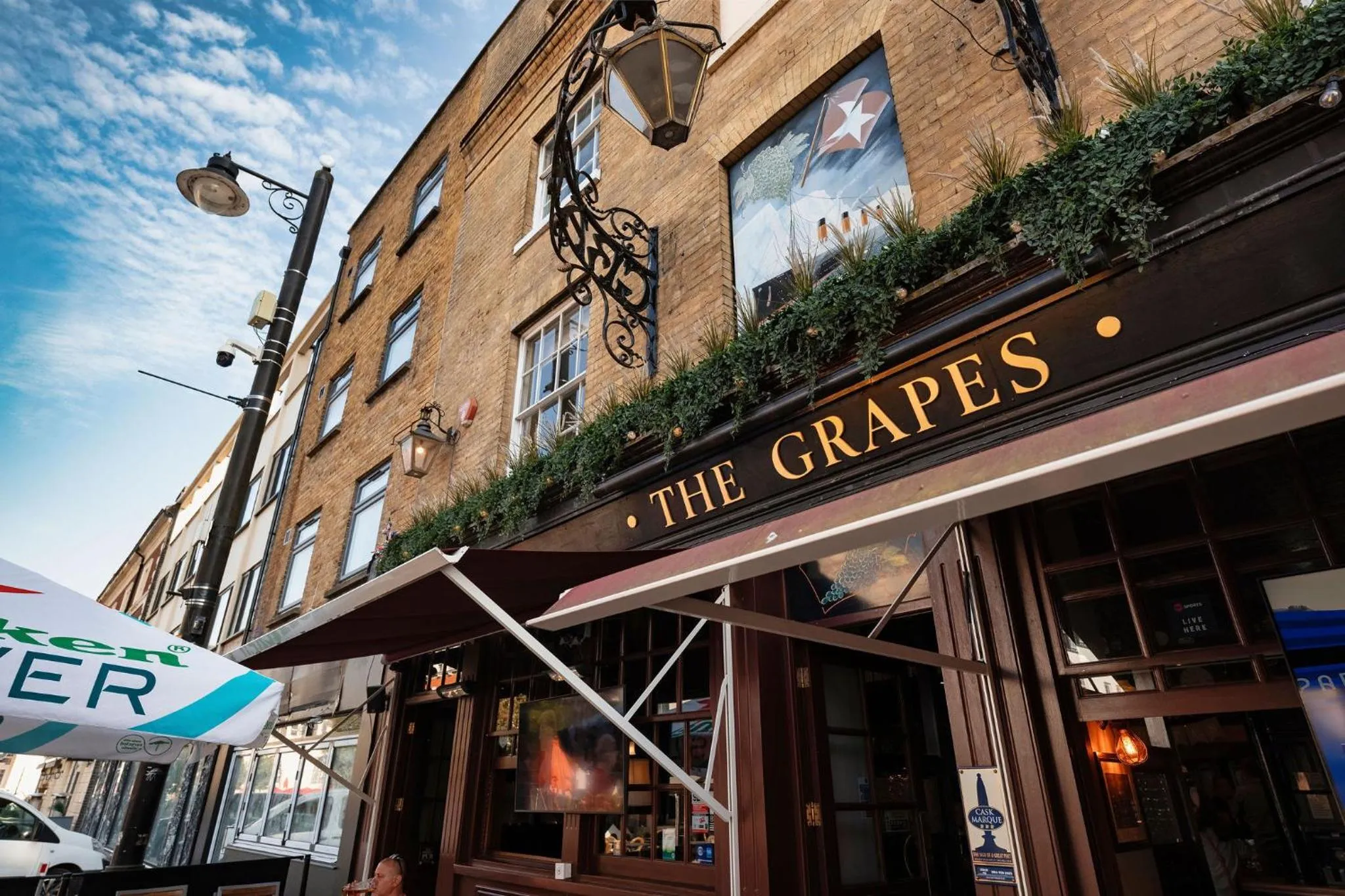 Property building in The Grapes Pub
