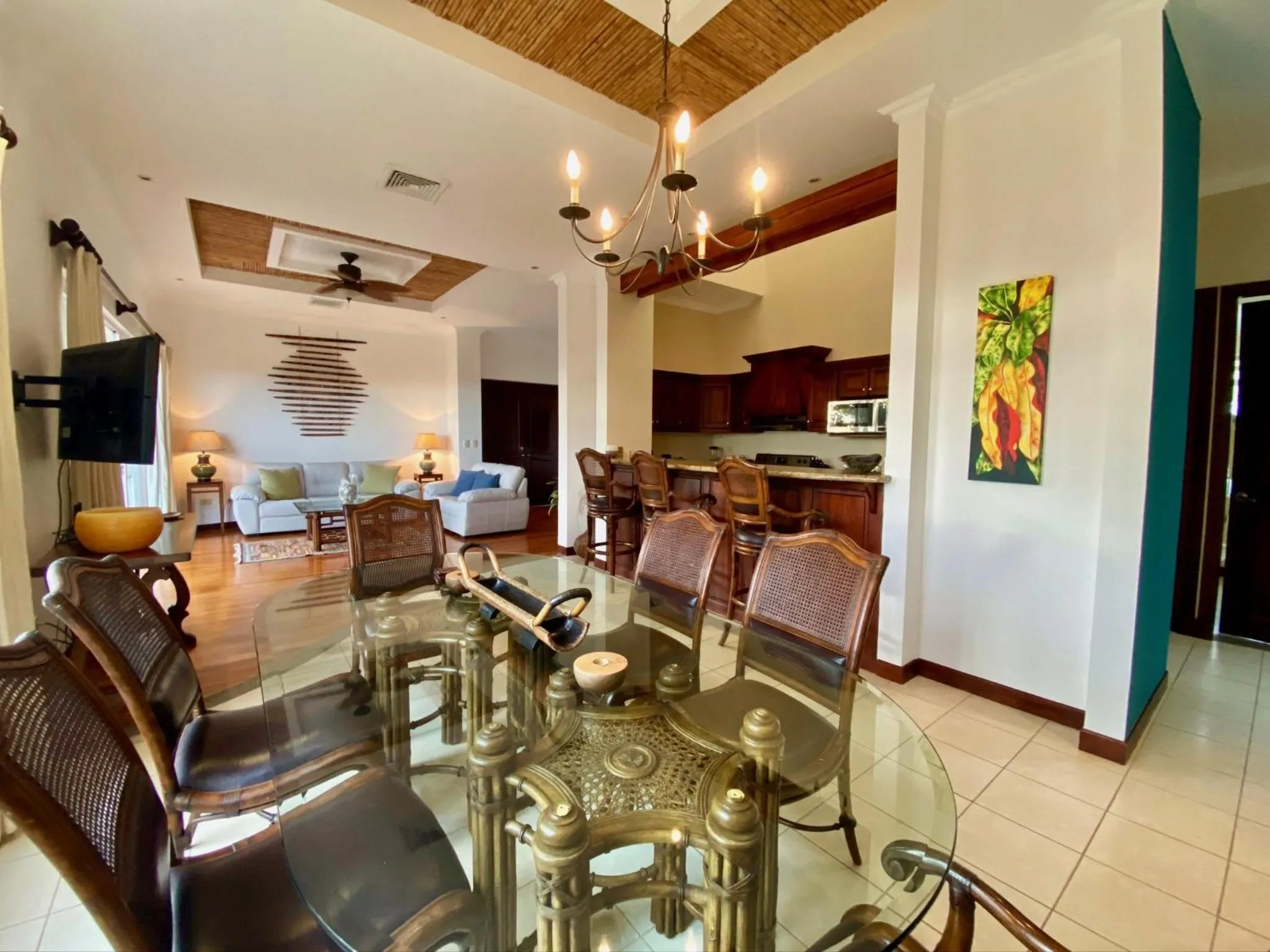 Living room in Palm Coast Luxury Rentals