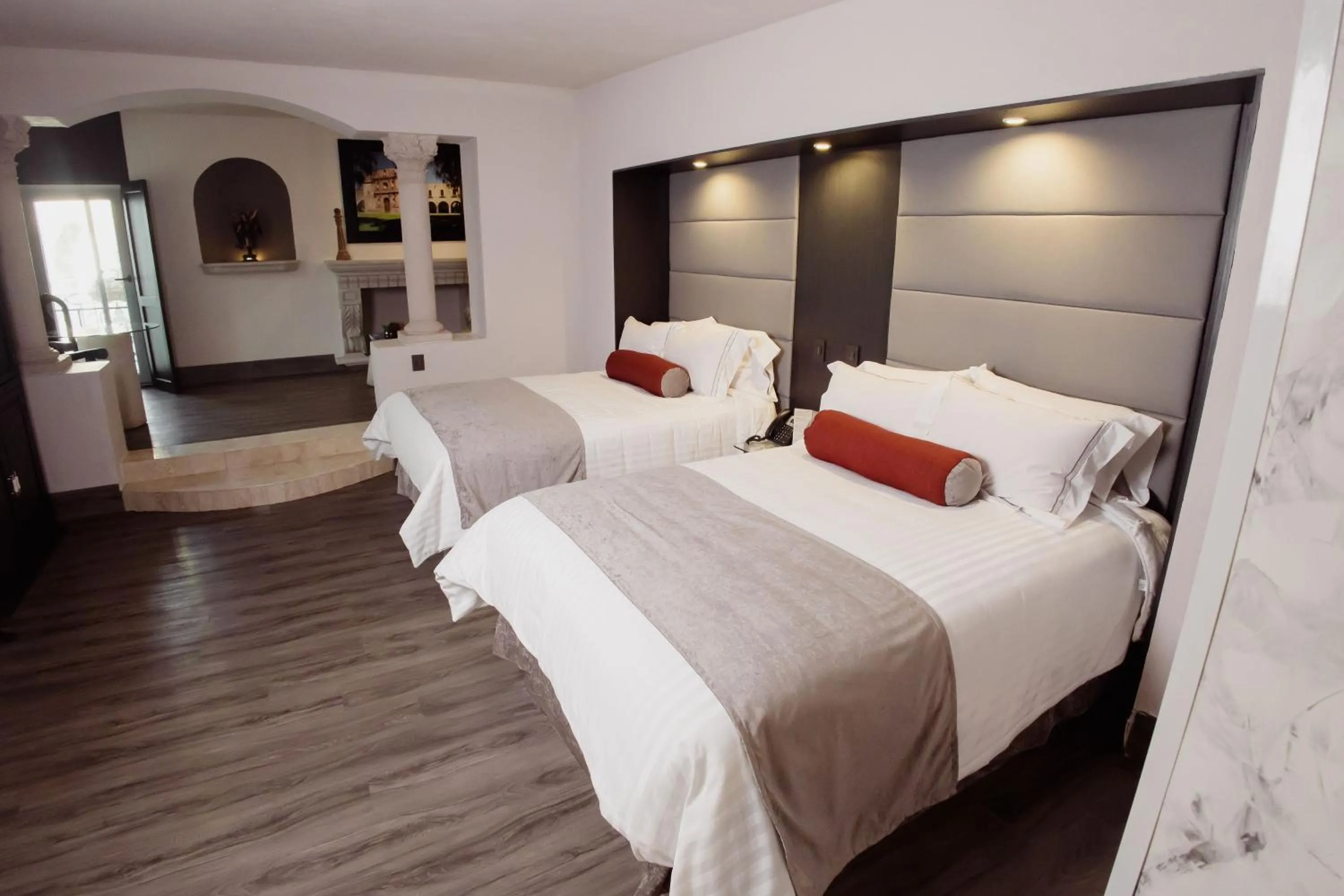 Bed in Hotel & Spa Hacienda Baruk