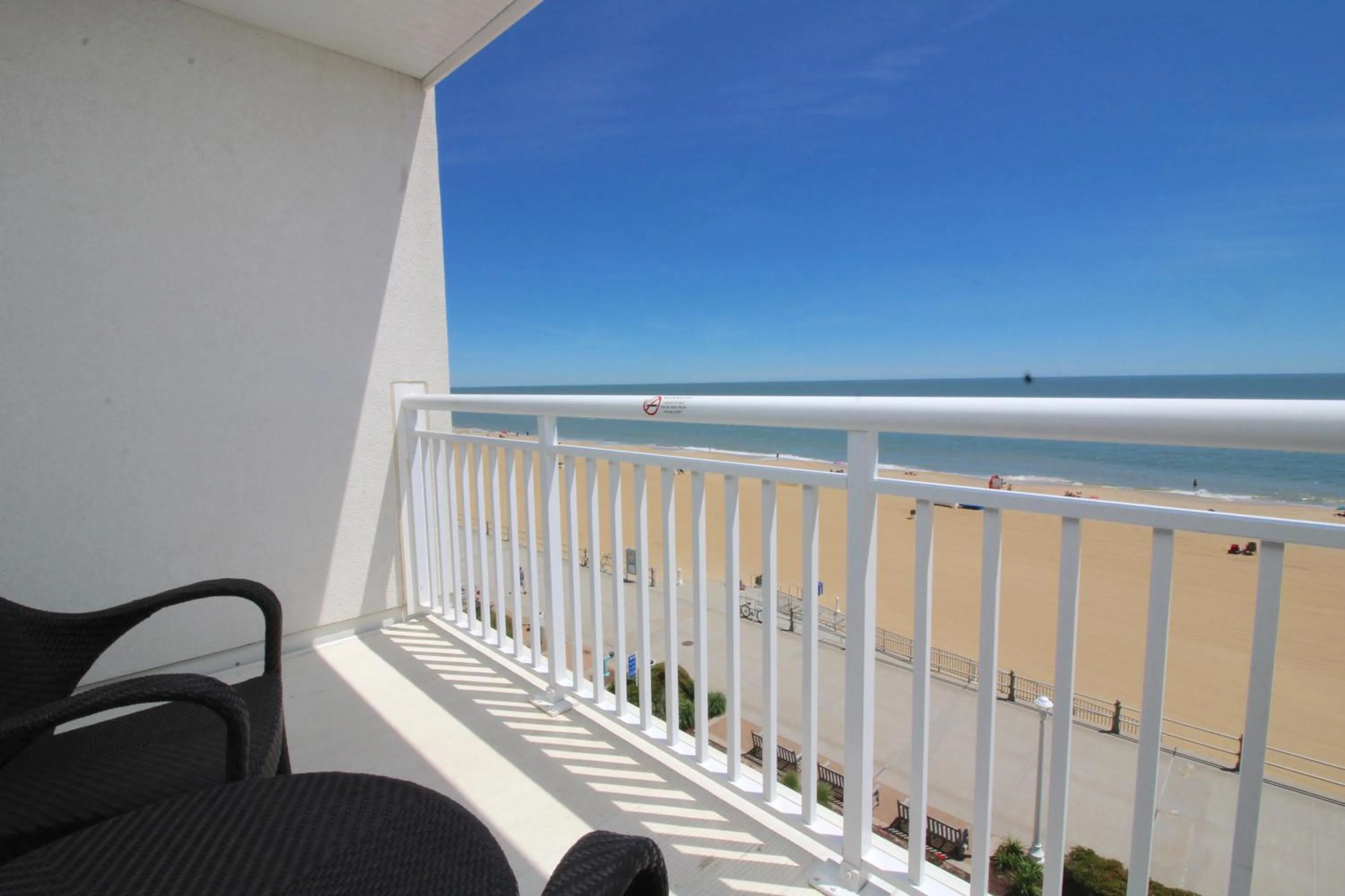 Balcony/Terrace in Ocean Sands Resort, Oceanfront, Virginia Beach by Vacatia