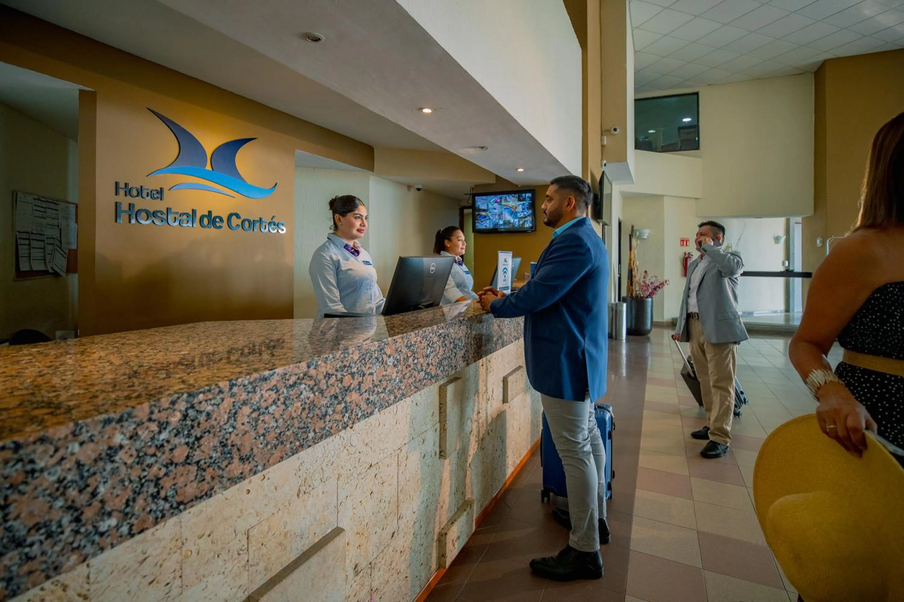 Lobby or reception in Hotel Hostal de Cortés