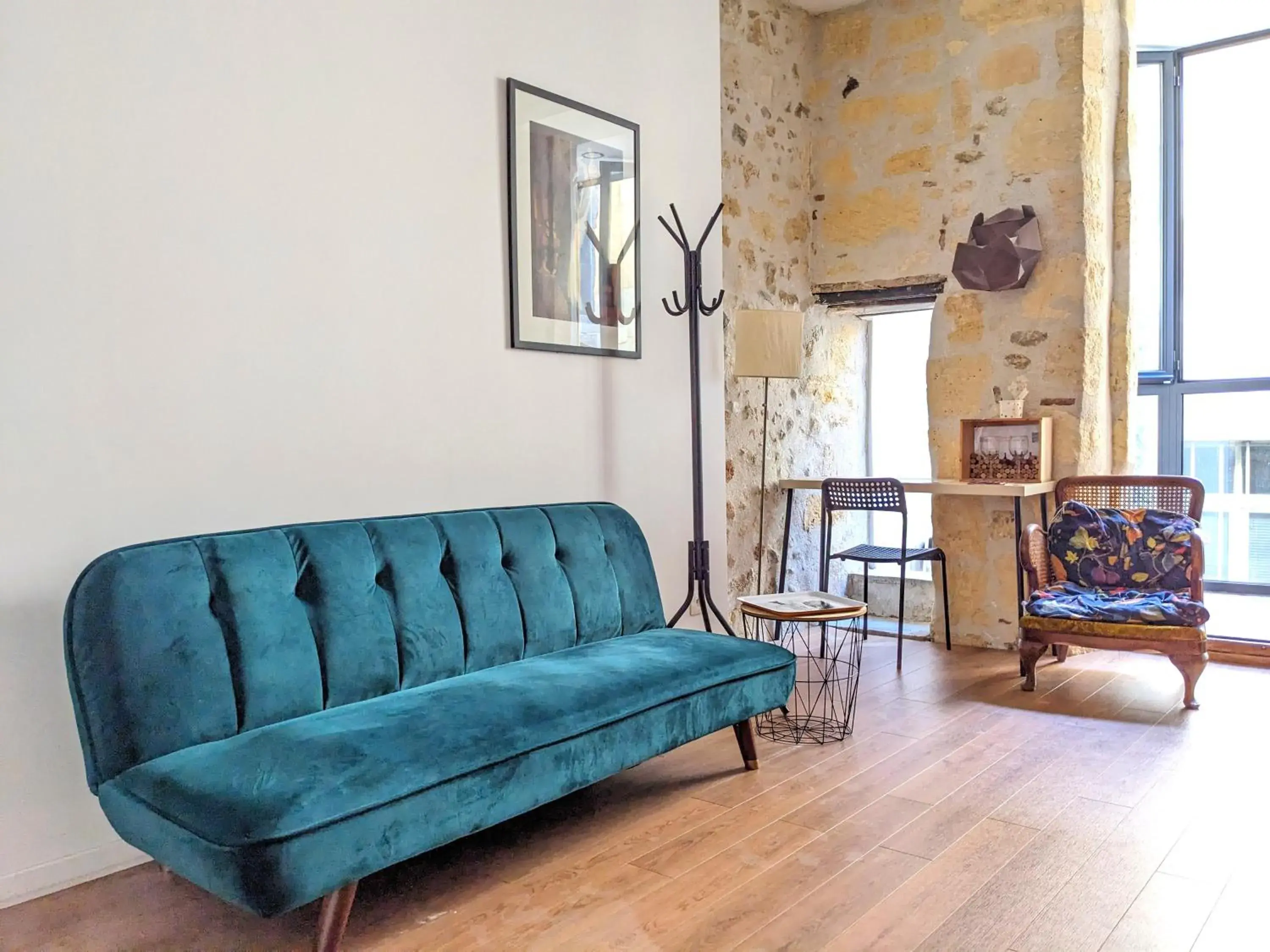 Seating area in B&B Bordeaux Saint Michel Seating area in B&B Bordeaux Saint Michel