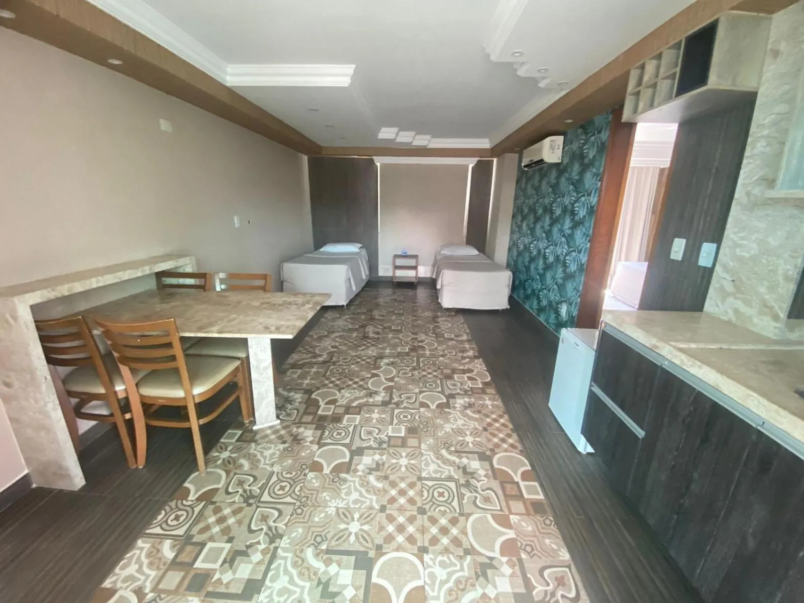 Bed in Nord Easy Green Sunset