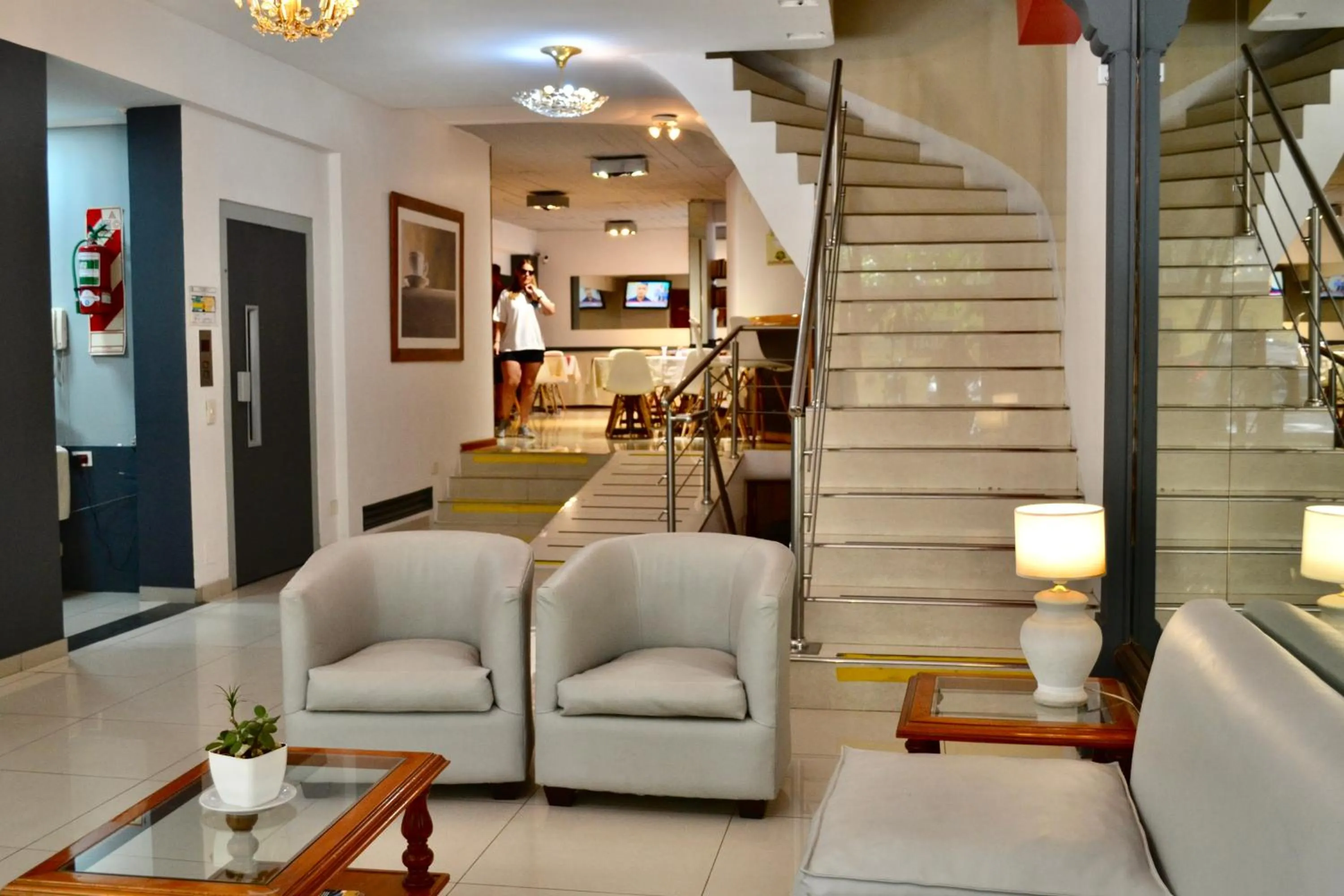 Lobby or reception in Alpino Hotel