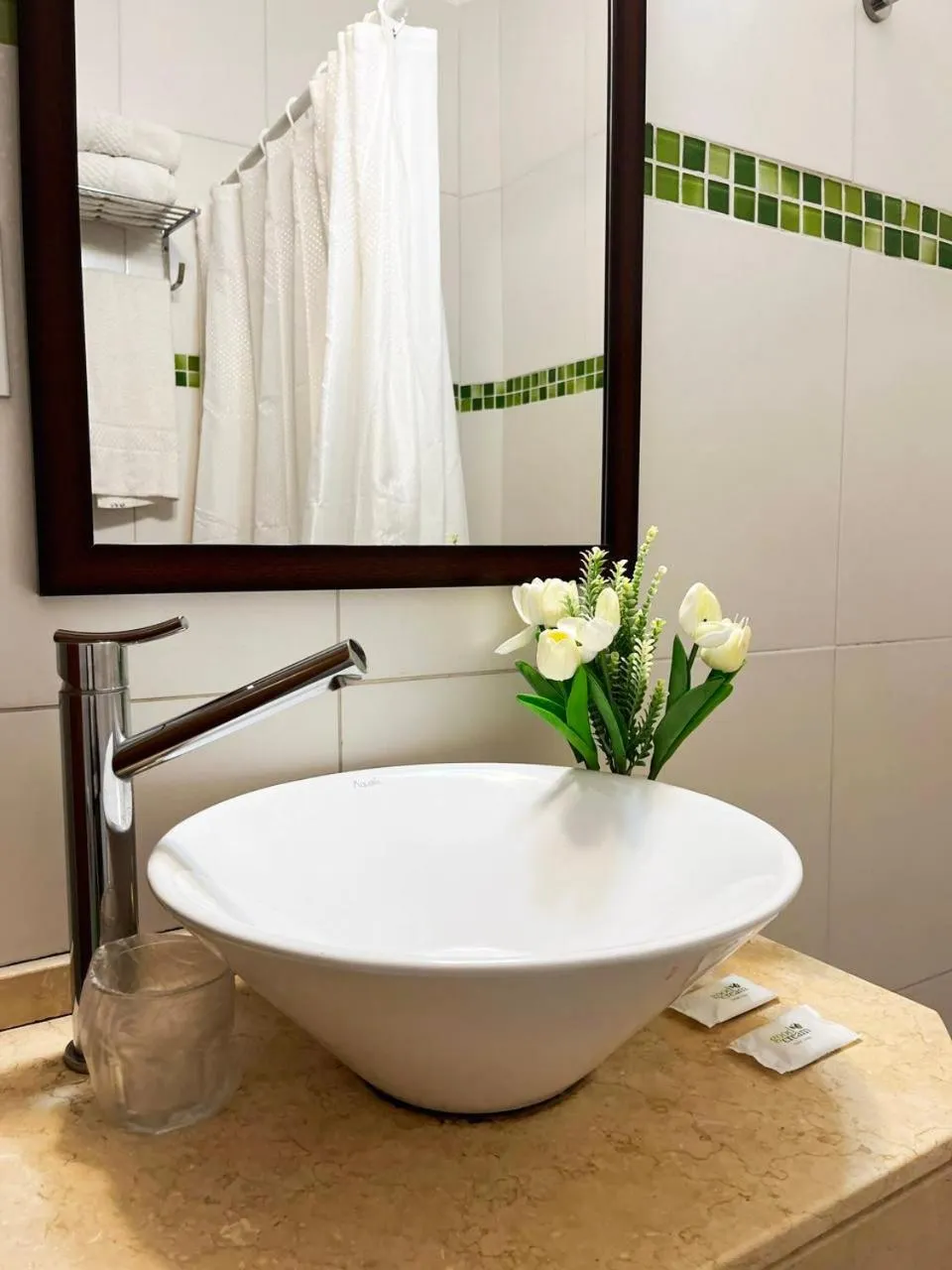 Bathroom in Alpino Hotel