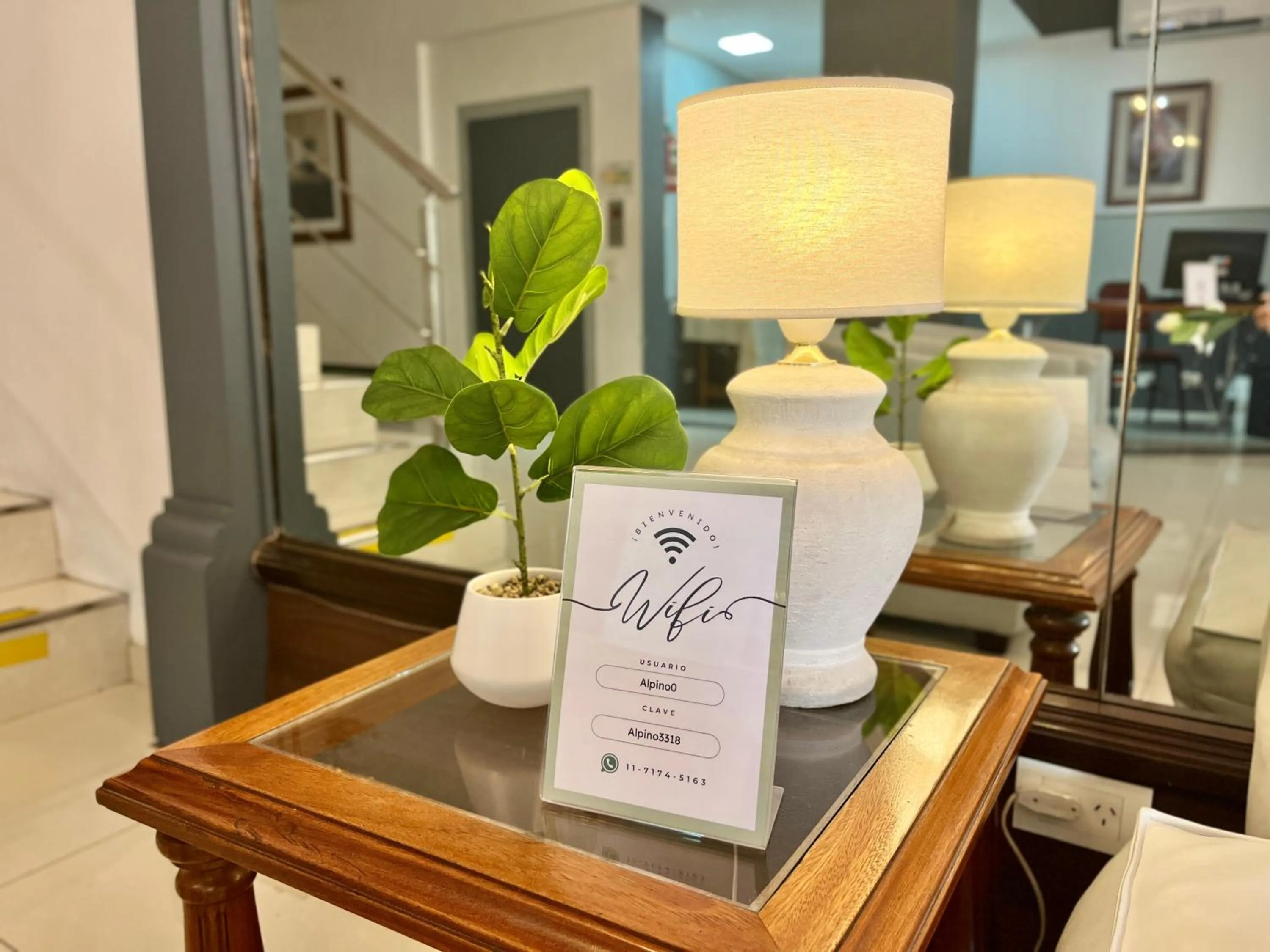 Living room in Alpino Hotel