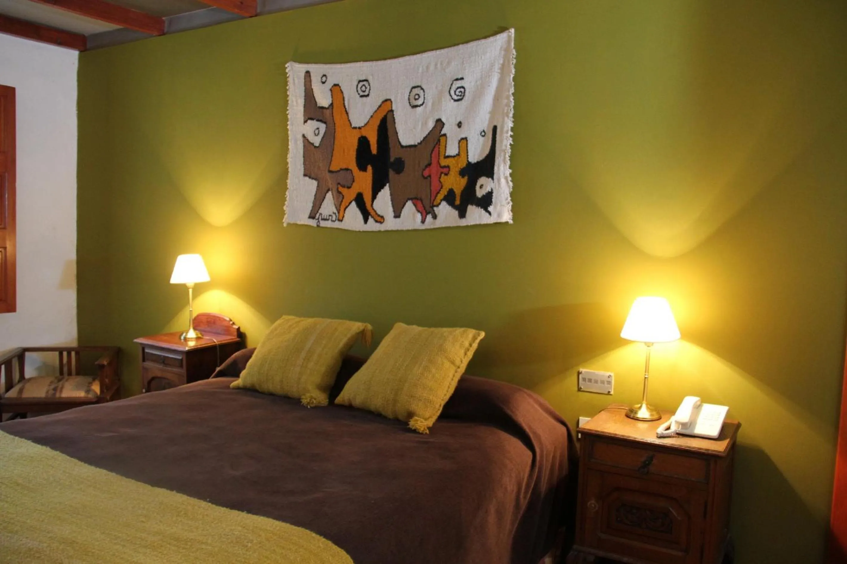 Photo of the whole room, Bed in Hostería Lunahuana