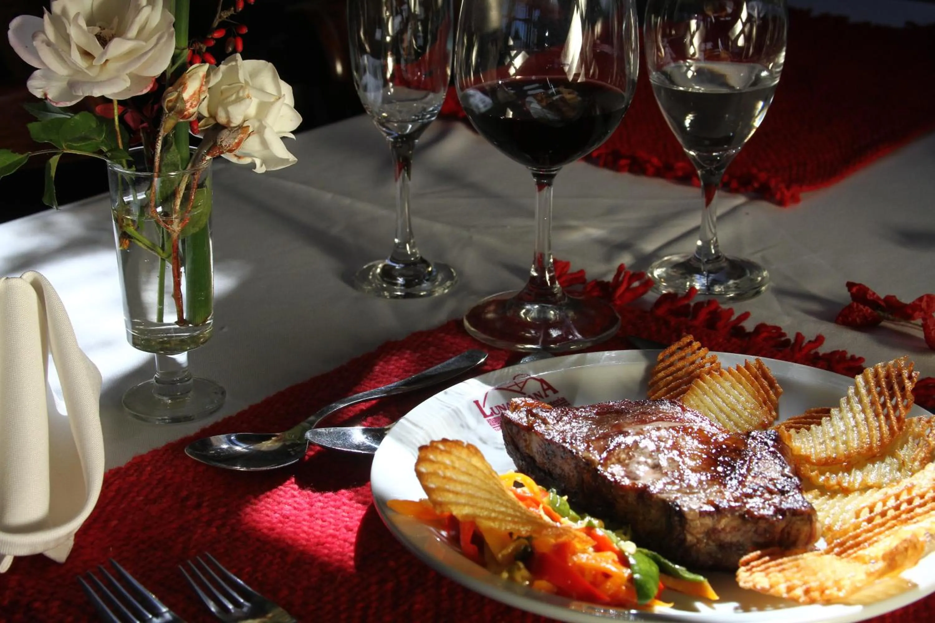 Food close-up in Hostería Lunahuana