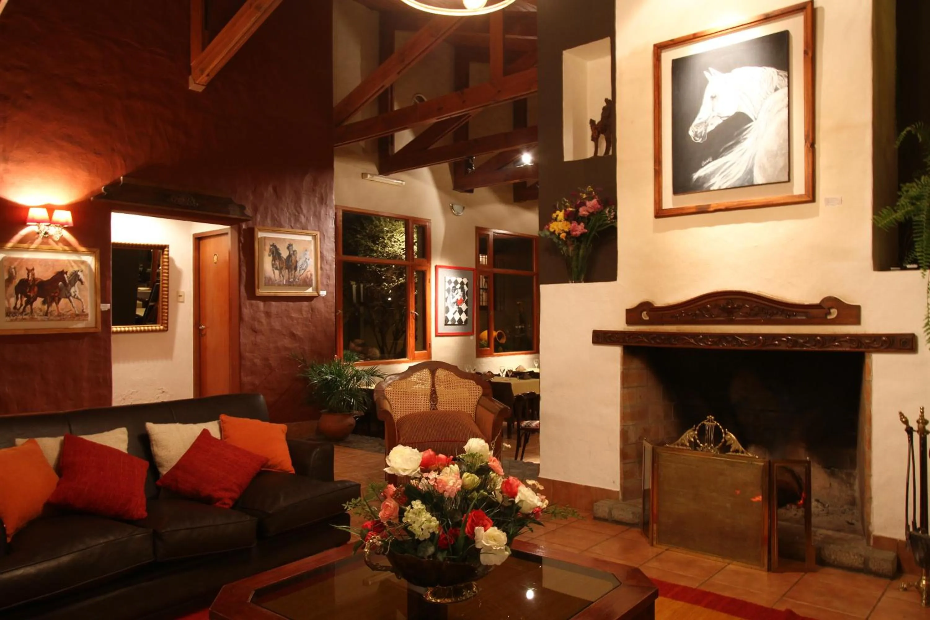 Decorative detail in Hostería Lunahuana