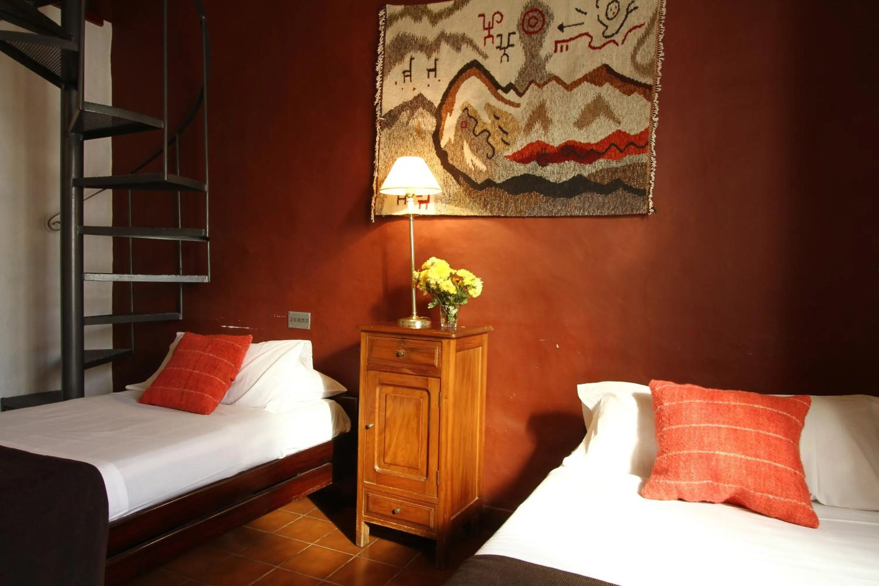 Photo of the whole room, Bed in Hostería Lunahuana