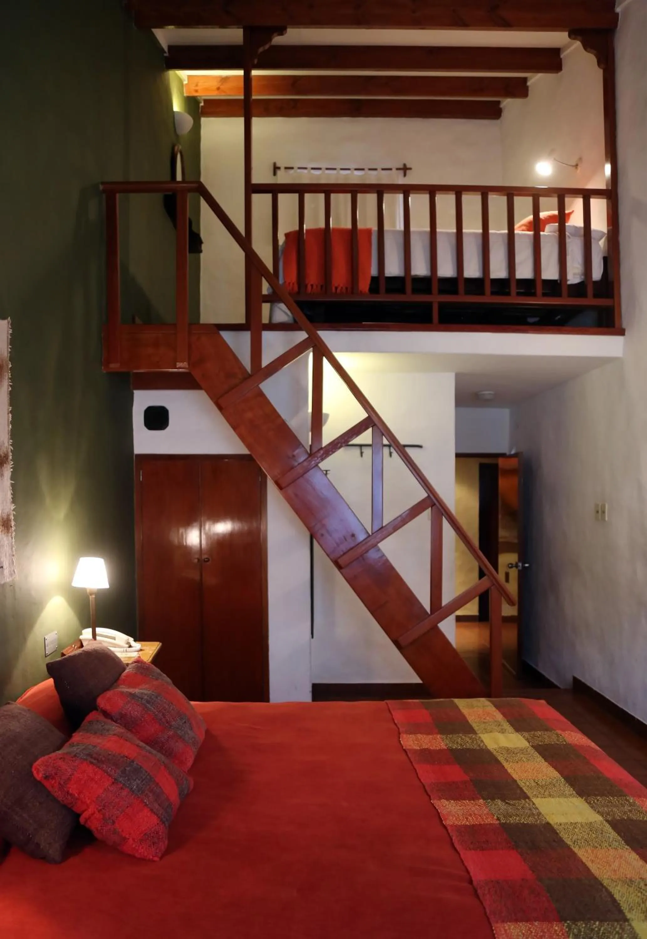 Bed in Hostería Lunahuana