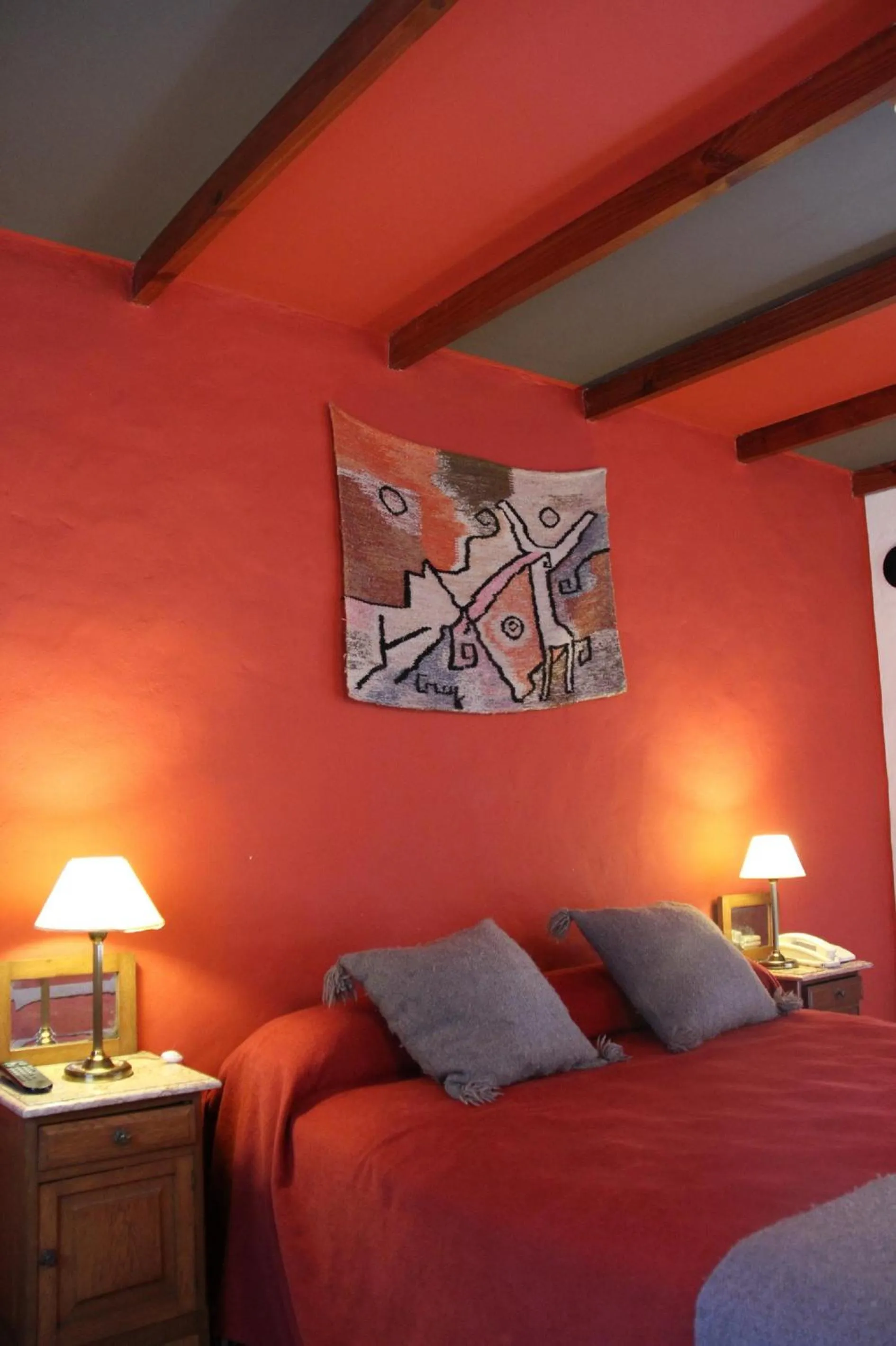 Photo of the whole room, Bed in Hostería Lunahuana