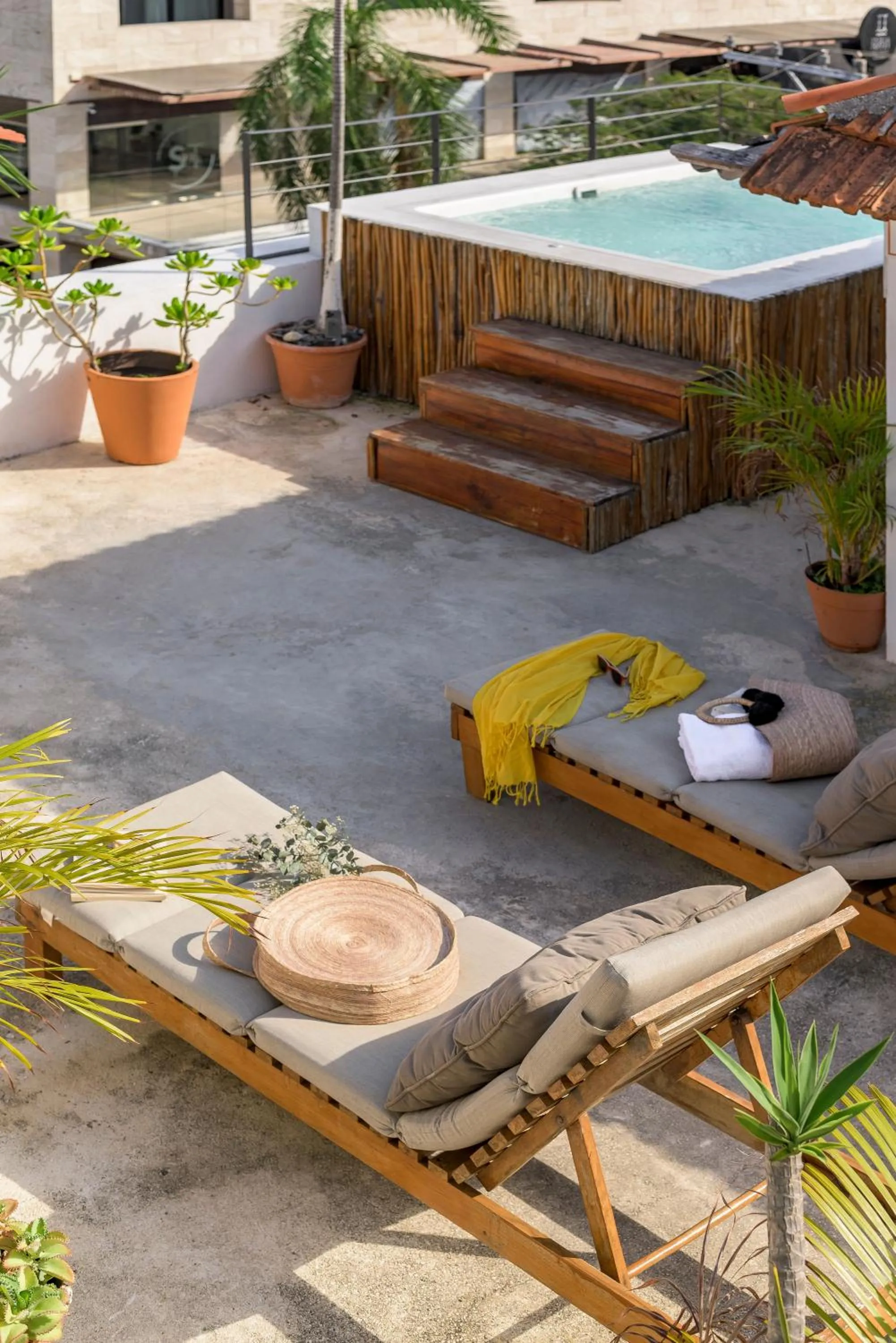 Swimming pool in Hotel Banana Boutique & Spa - 5th Av Playa del Carmen