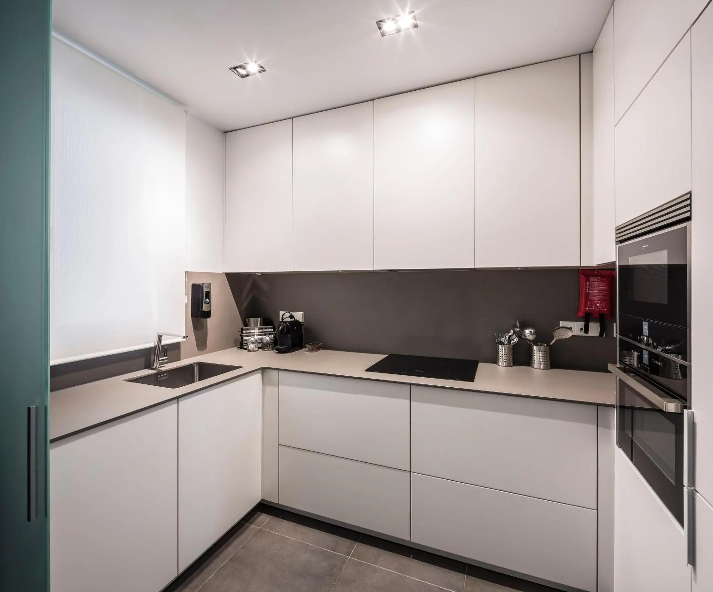 Kitchen or kitchenette in Mon Suites San Martin