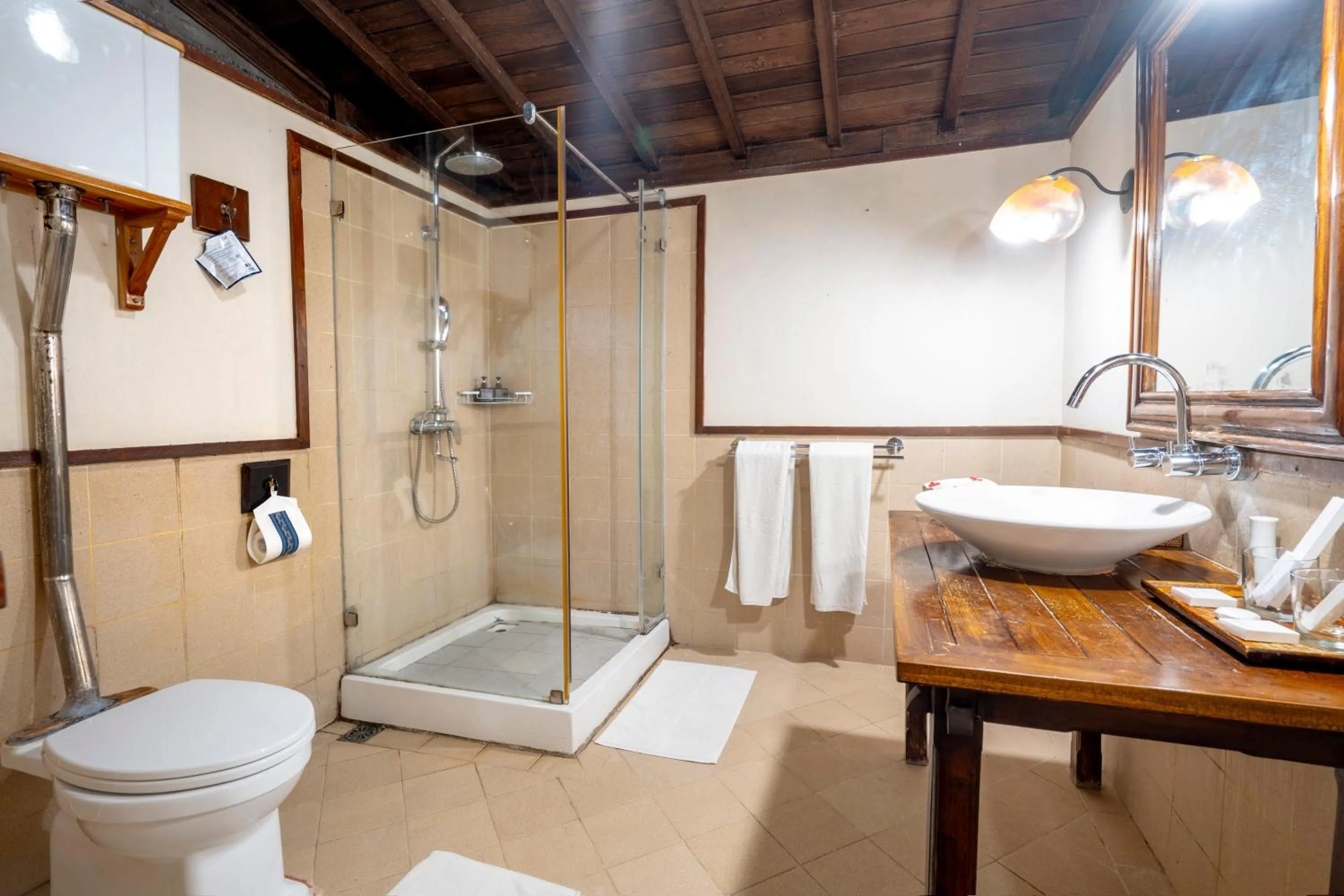 Shower in Samawa Seaside Resort