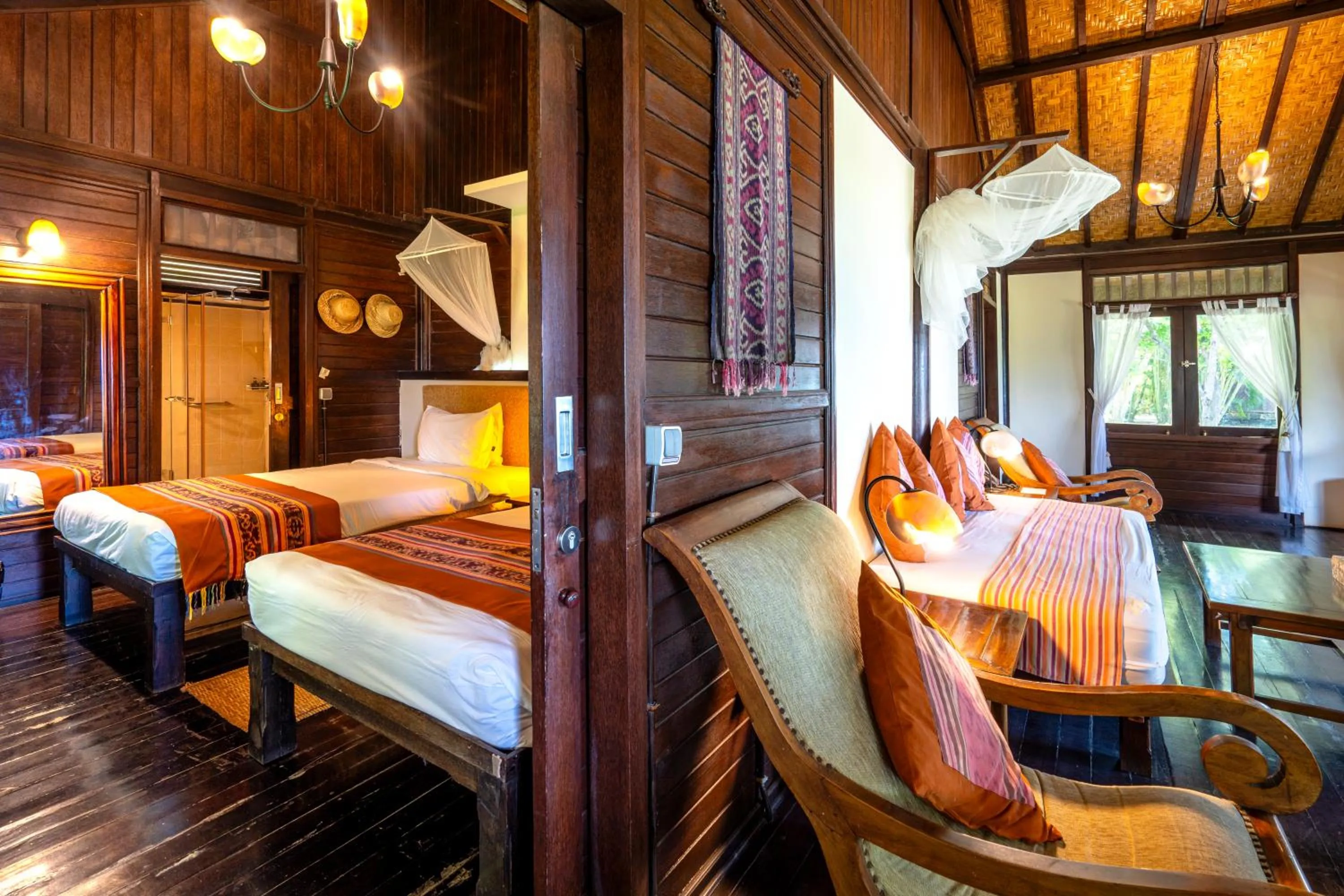 Bed in Samawa Seaside Resort