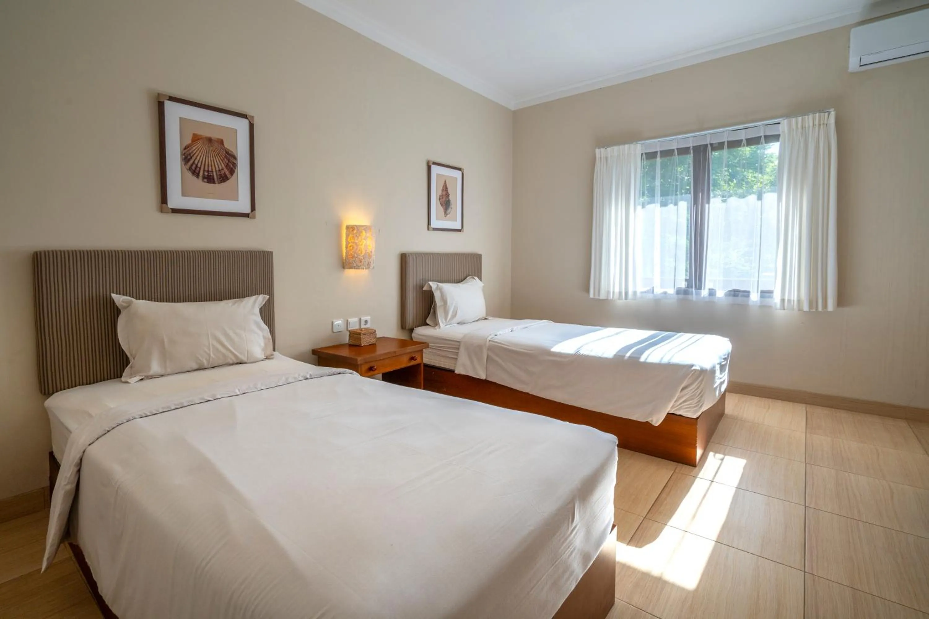 Bed in Samawa Seaside Resort