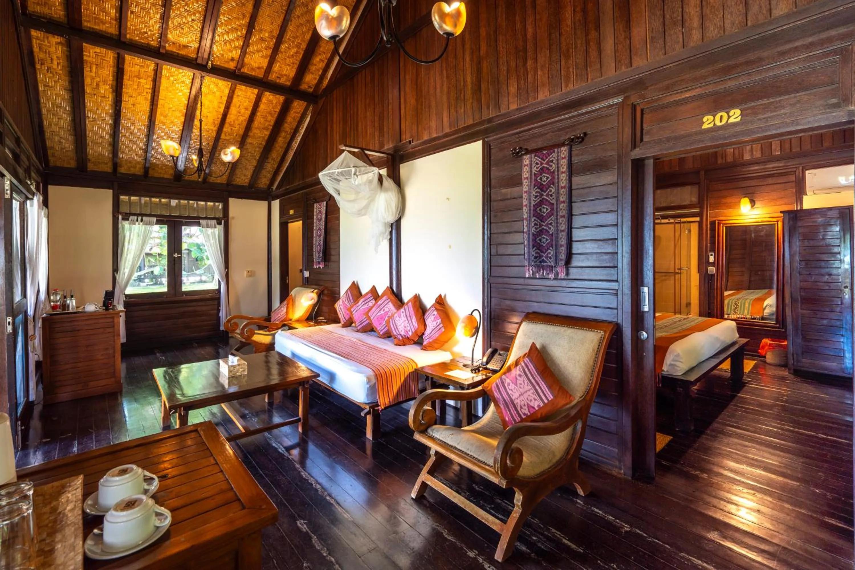 Living room in Samawa Seaside Resort