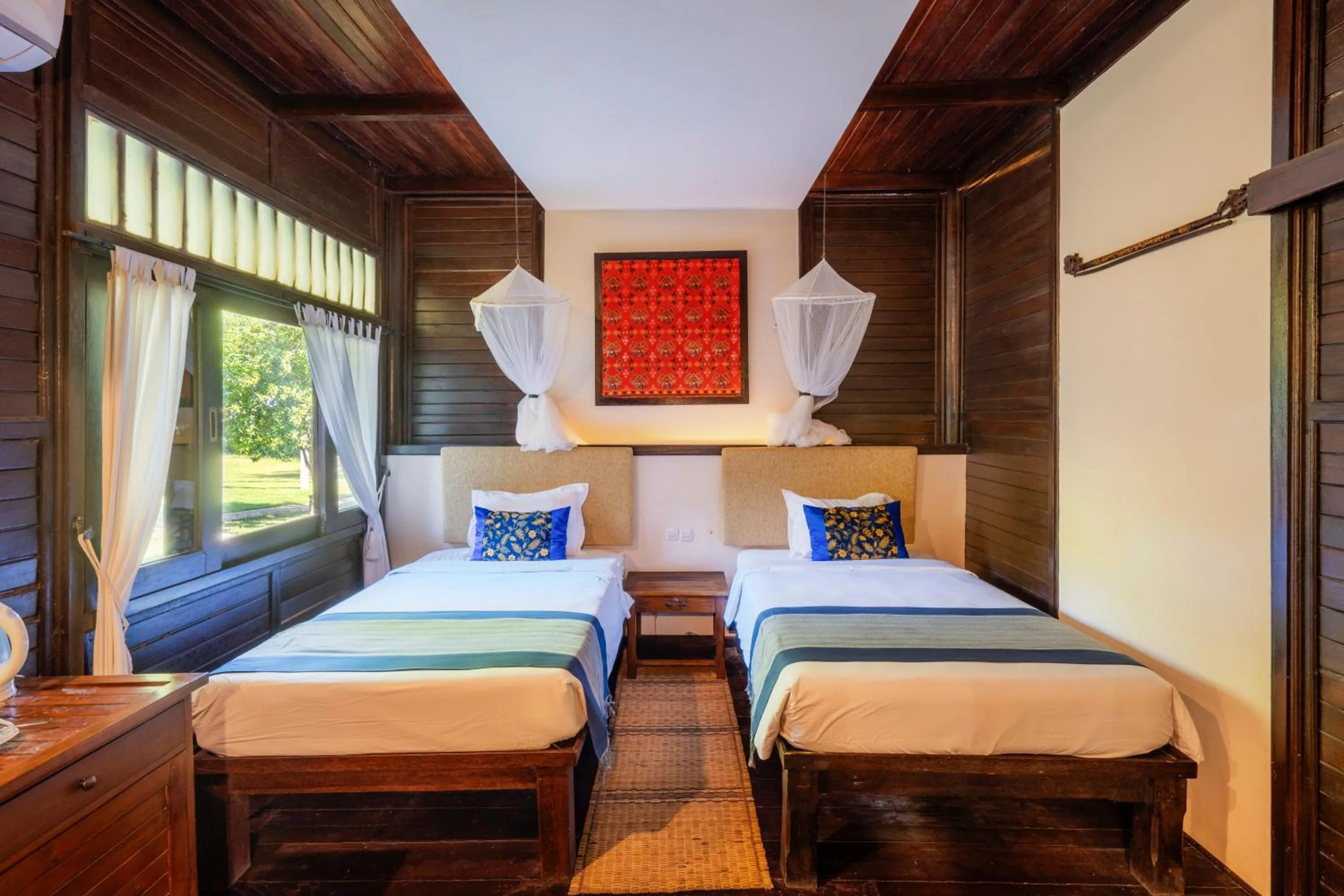 Bed in Samawa Seaside Resort