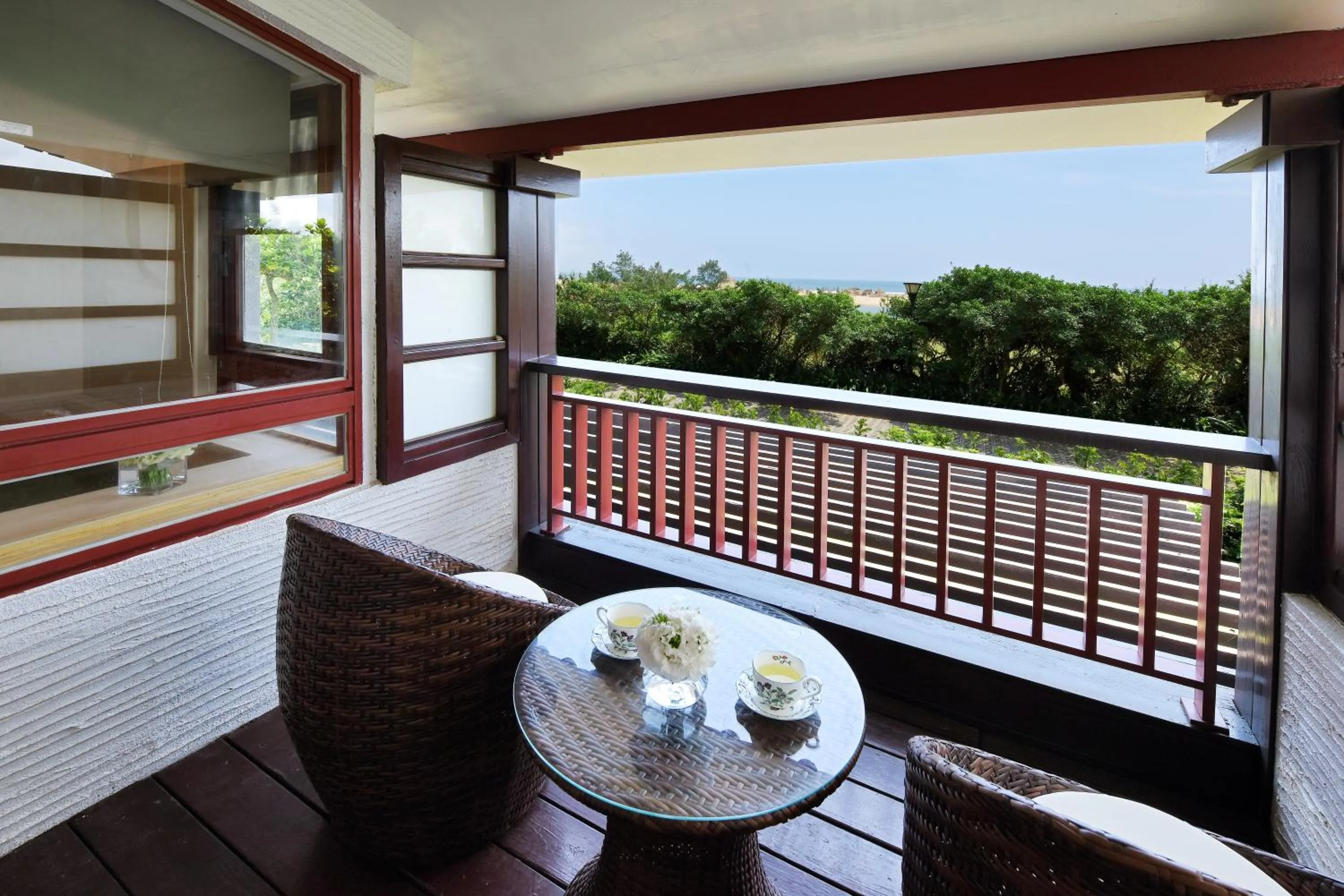 Patio in Fullon Hotel Fulong