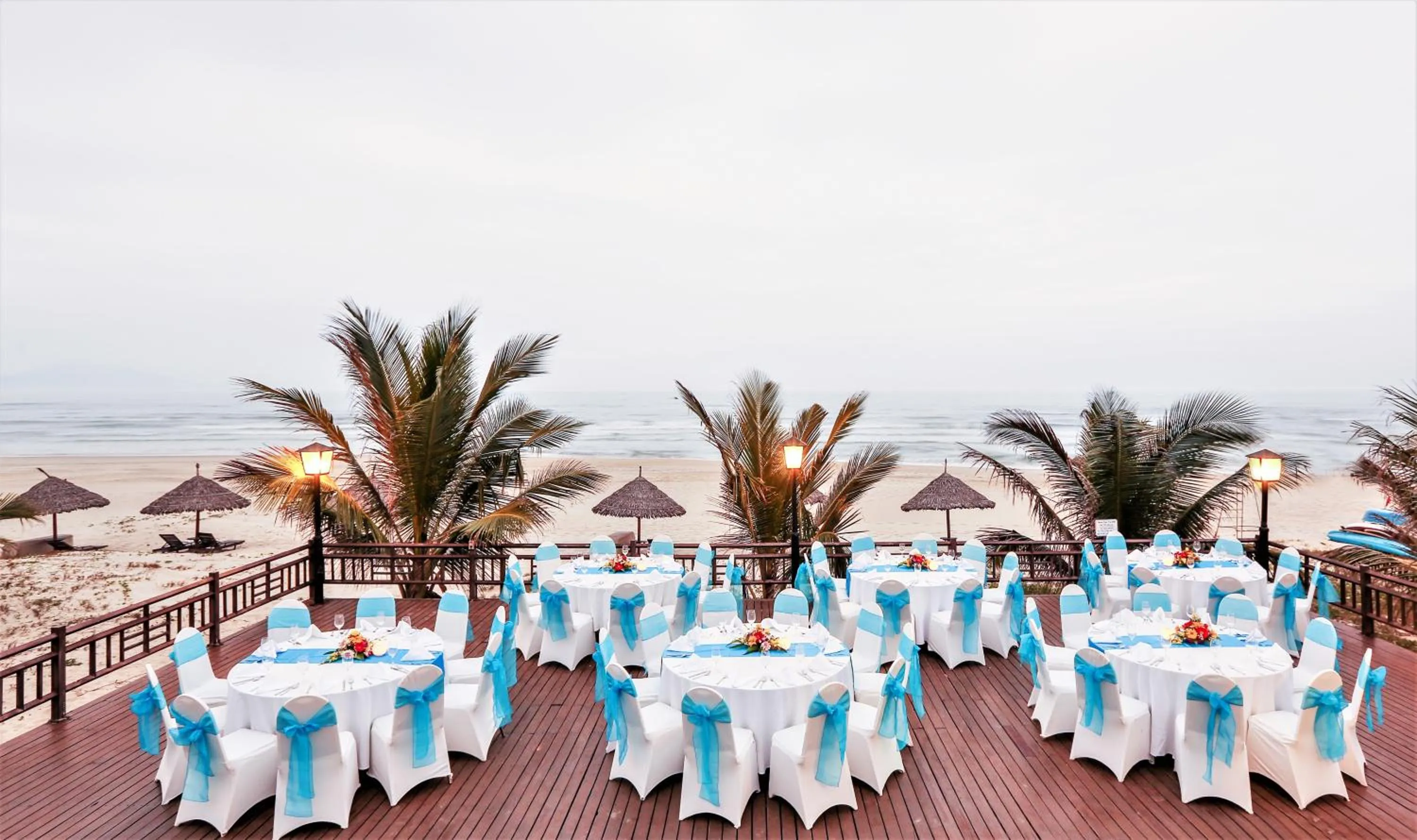 Patio in Sandy Beach Non Nuoc Resort