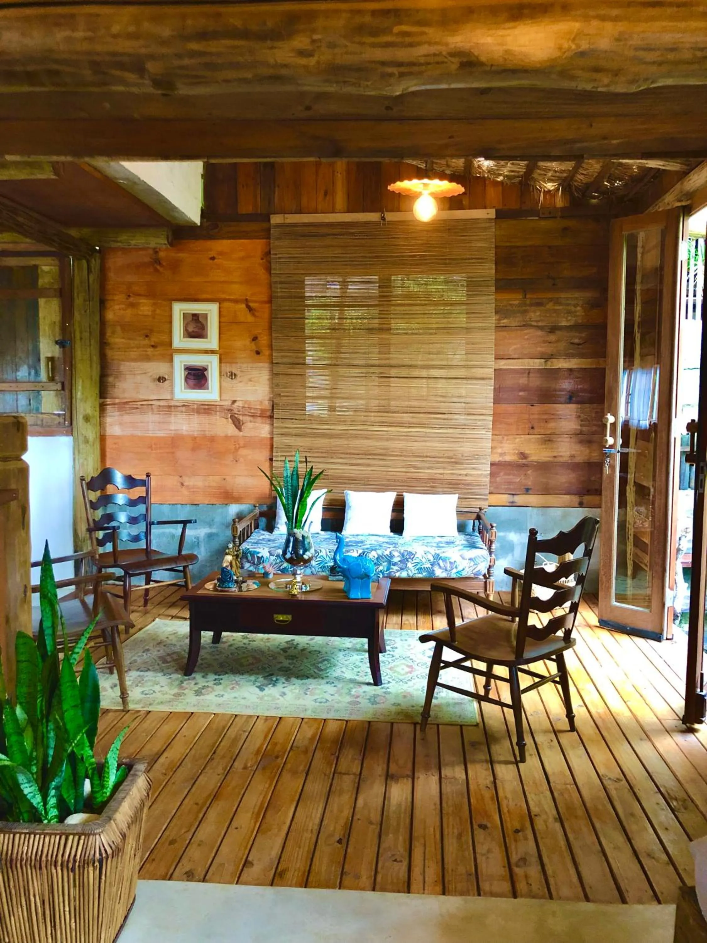 Seating area in Eliza, Bangalô vista mar em Trancoso