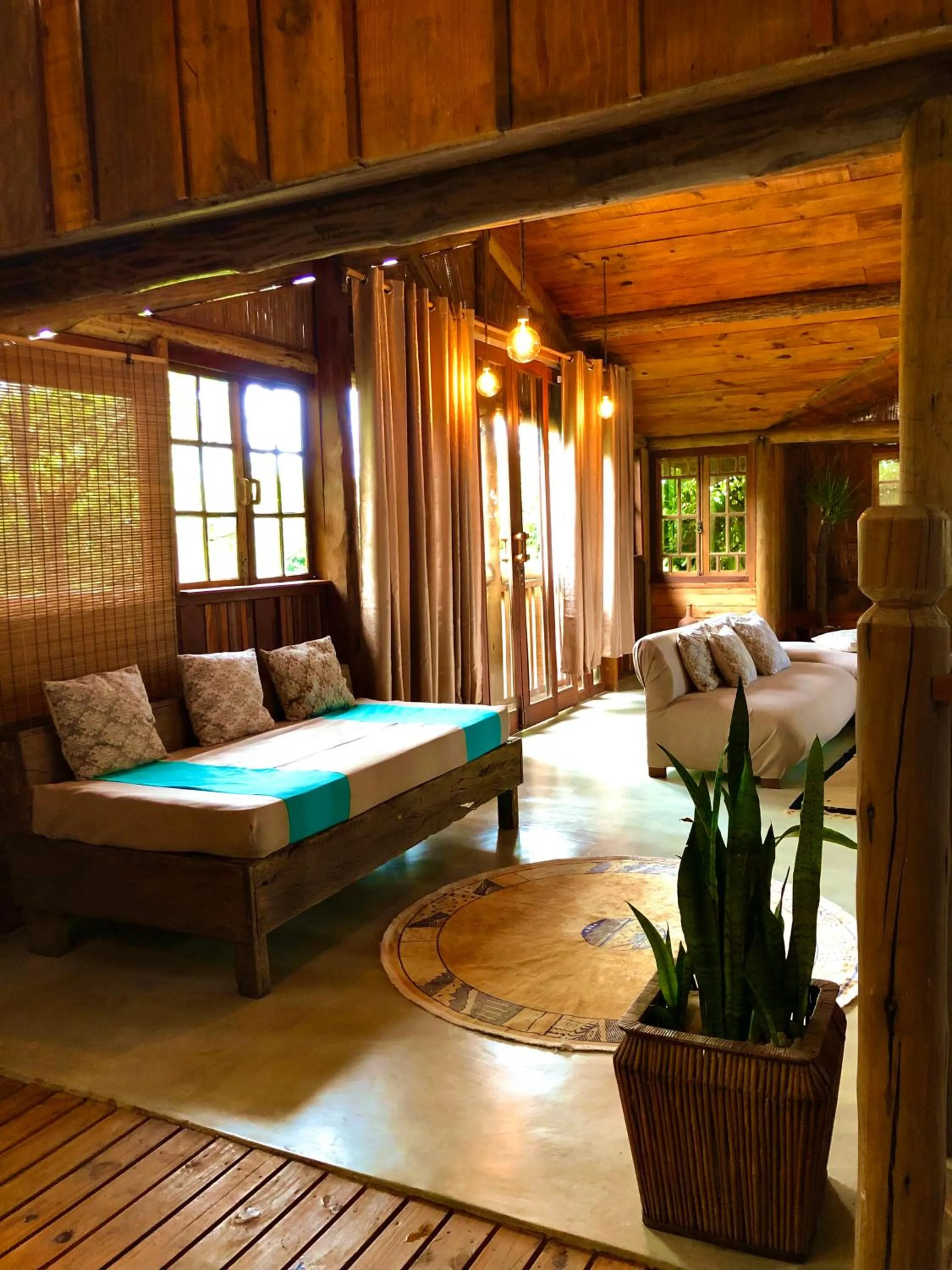 Living room, Bed in Eliza, Bangalô vista mar em Trancoso