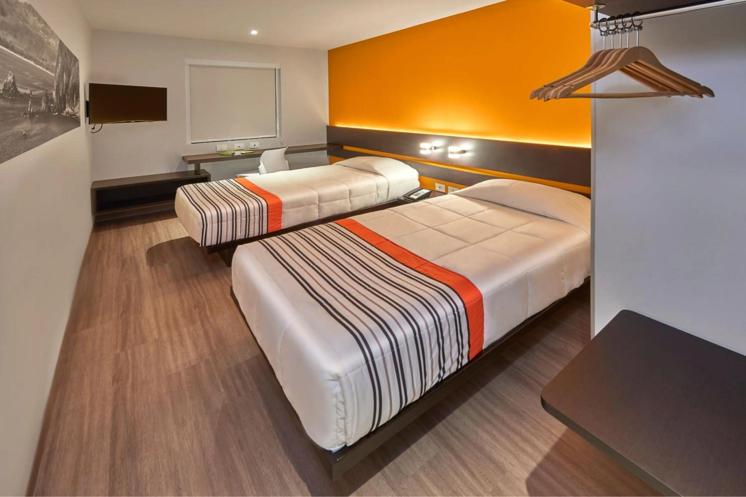 Bedroom, Bed in City Express Junior by Marriott Leon Centro de Convenciones