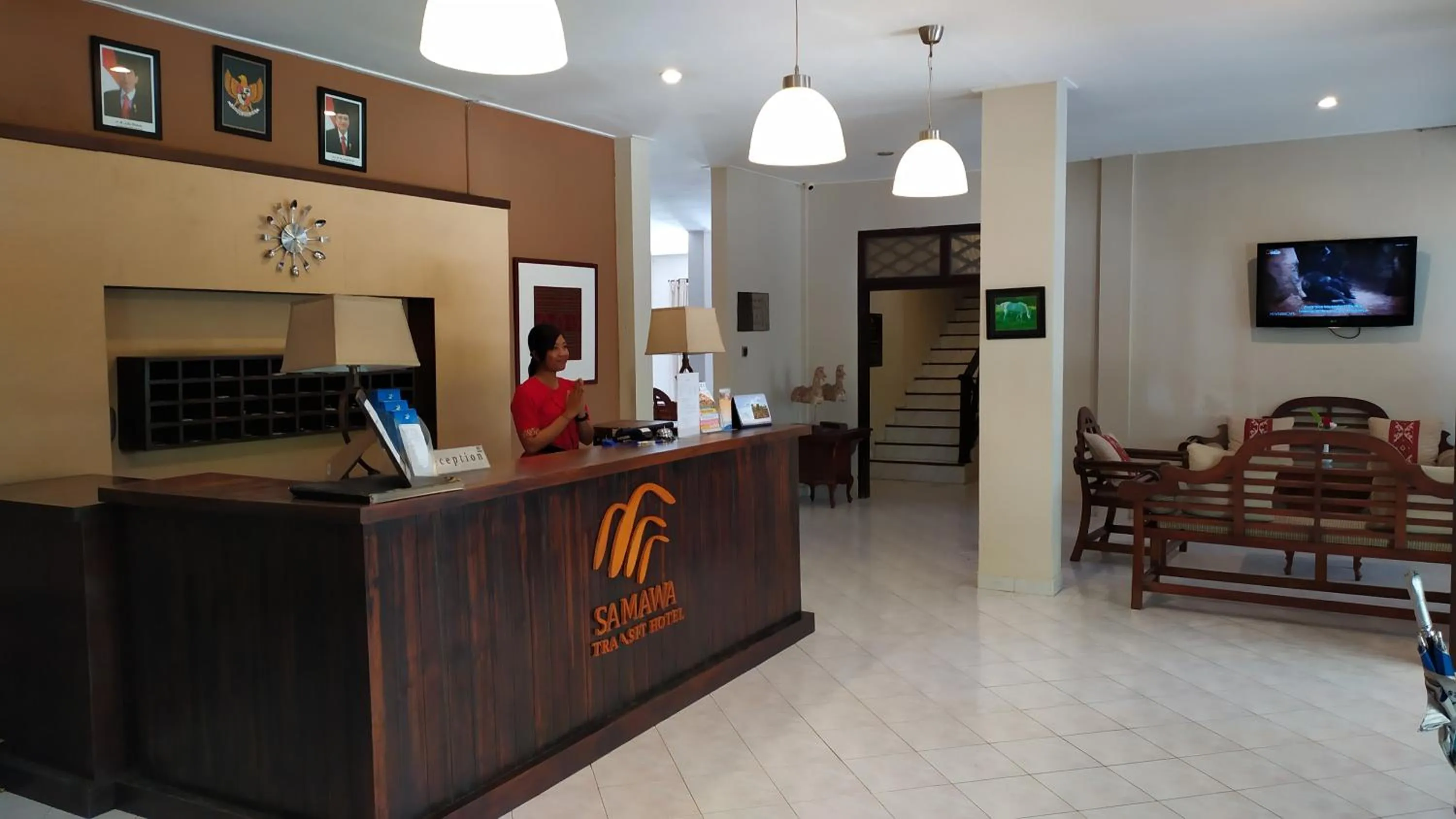 Lobby or reception in Samawa Transit Hotel