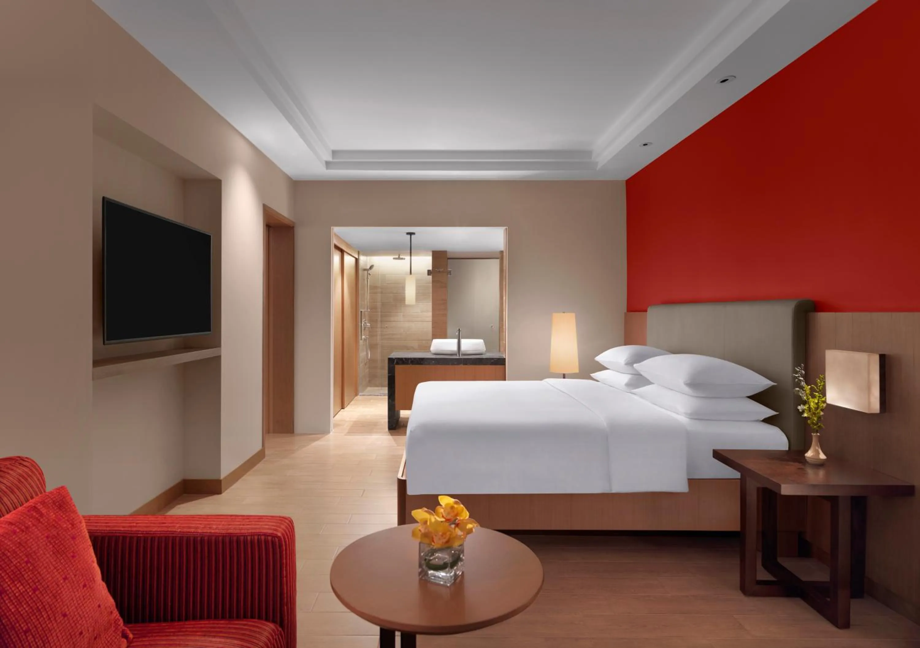 Bed in Hyatt Regency Kuantan Resort