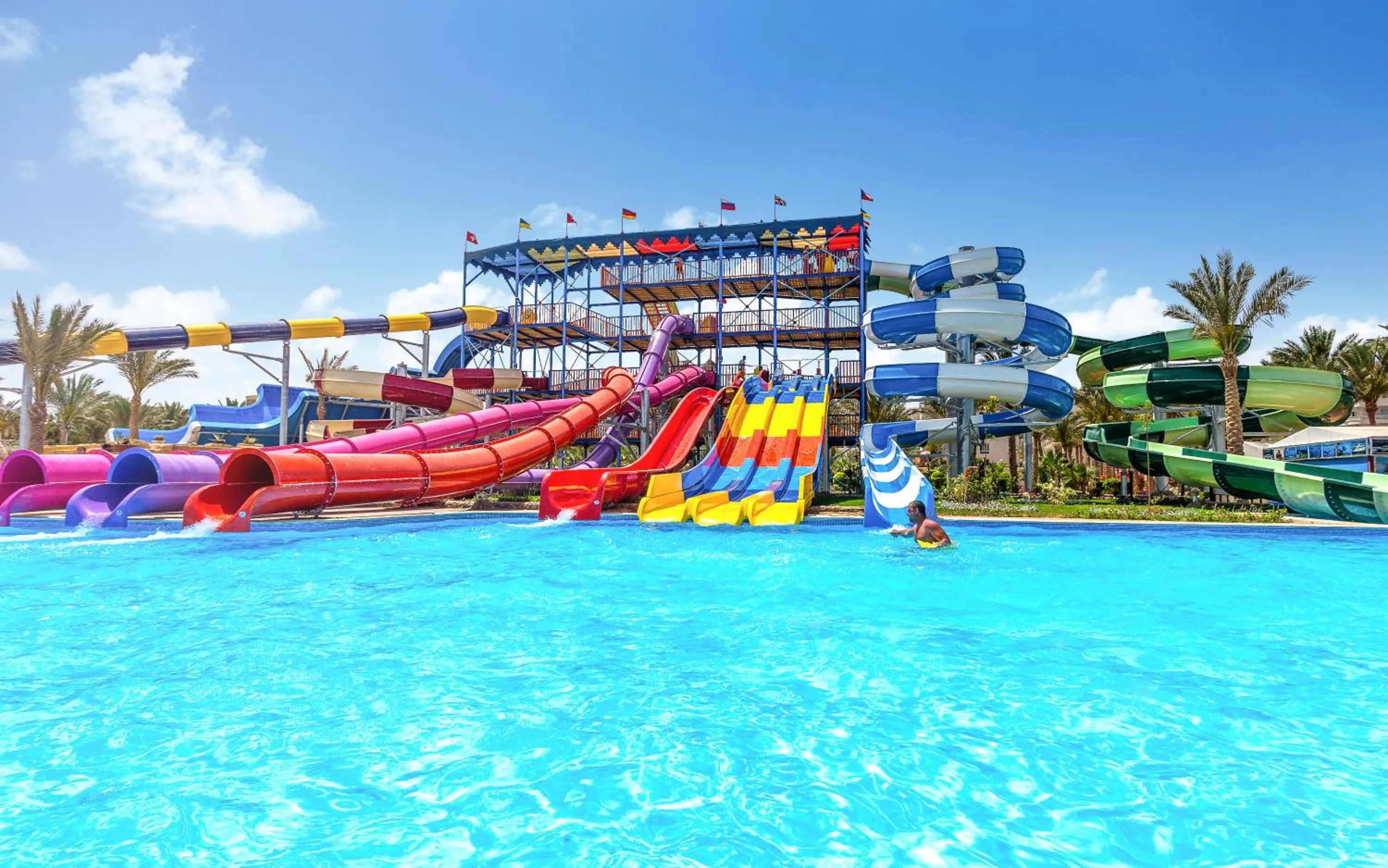 Aqua park in Hawaii Le Jardin Aqua Resort - Families and Couples Only