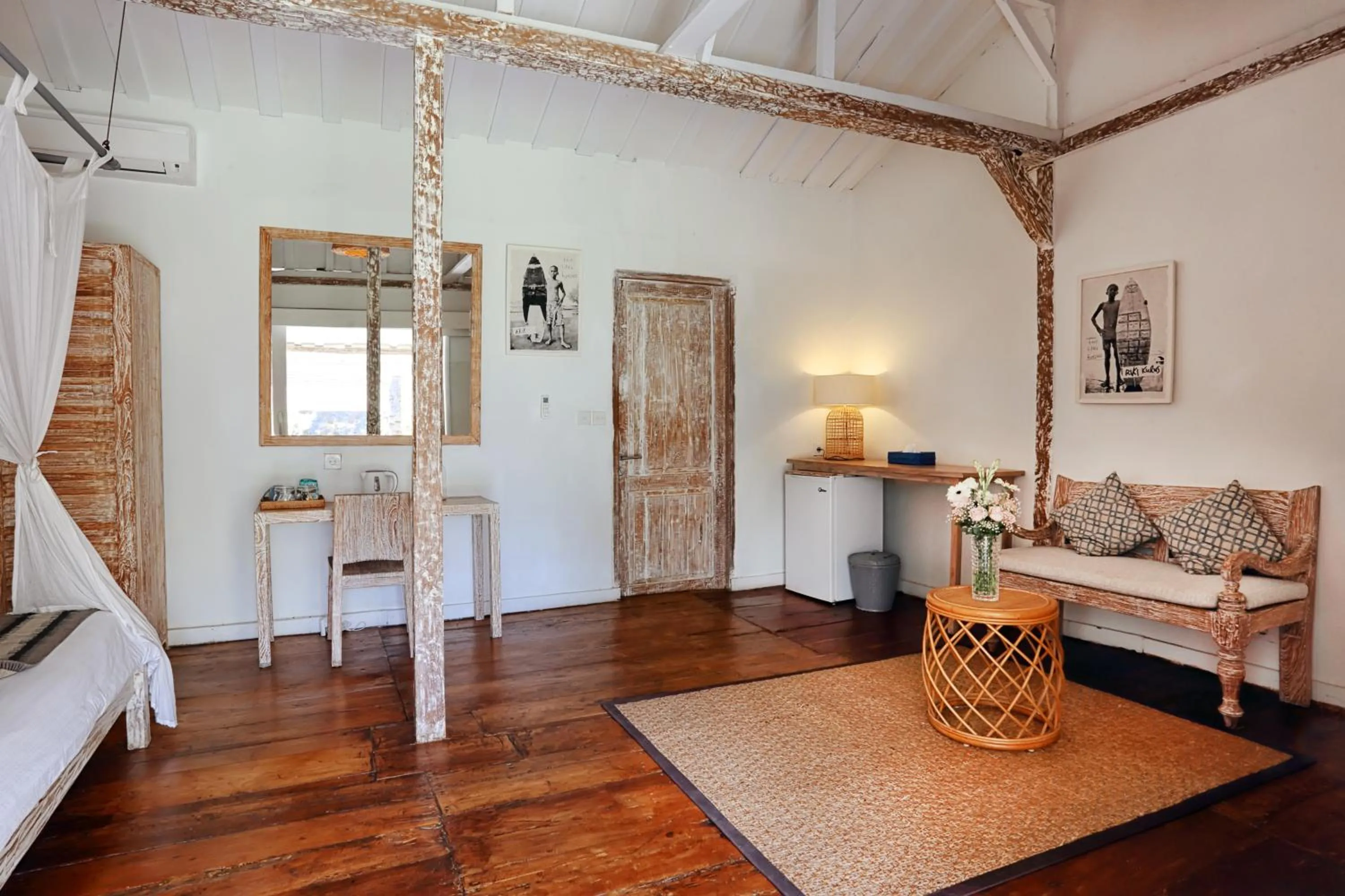 Bedroom in Gili Eco Villas