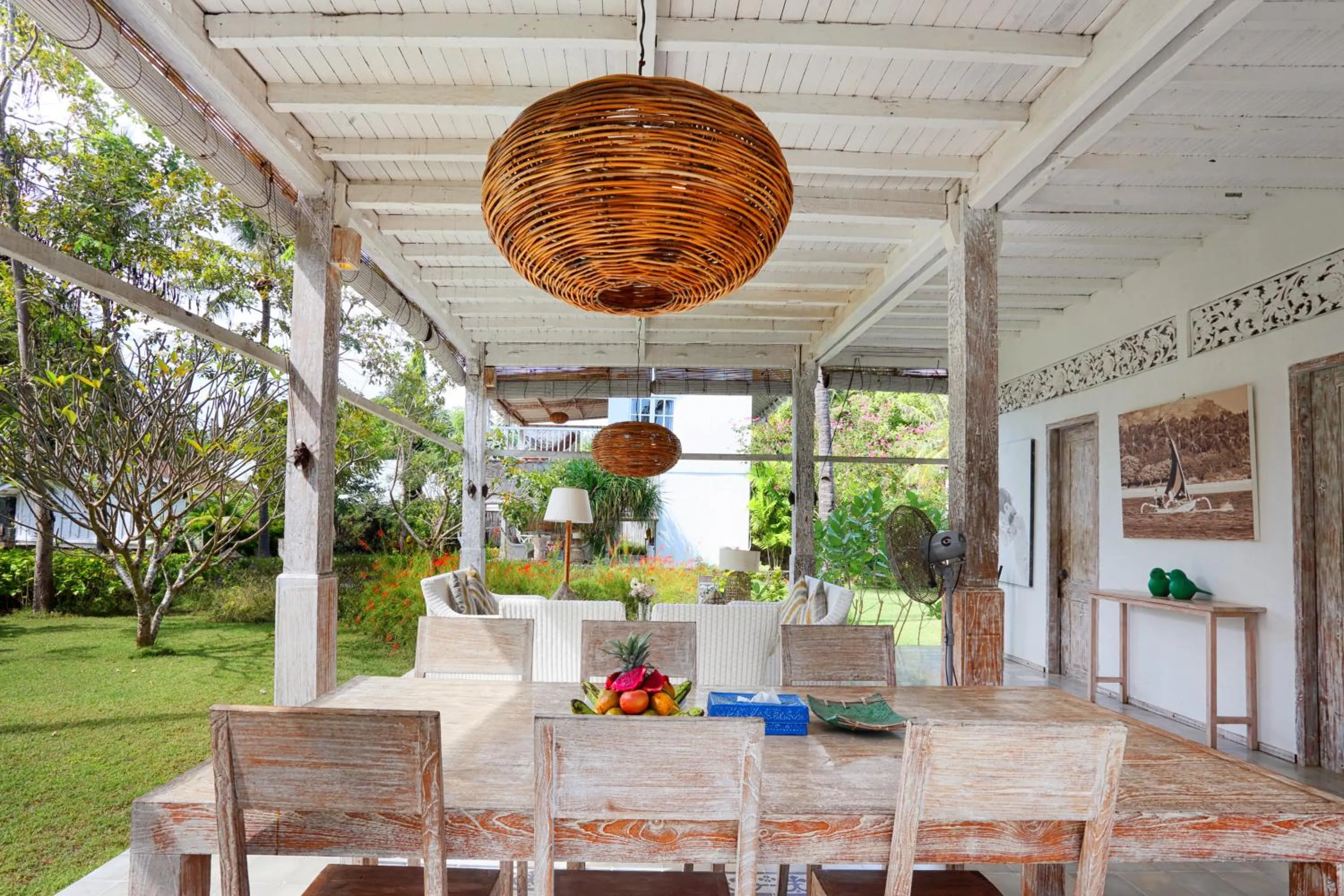 Living room in Gili Eco Villas